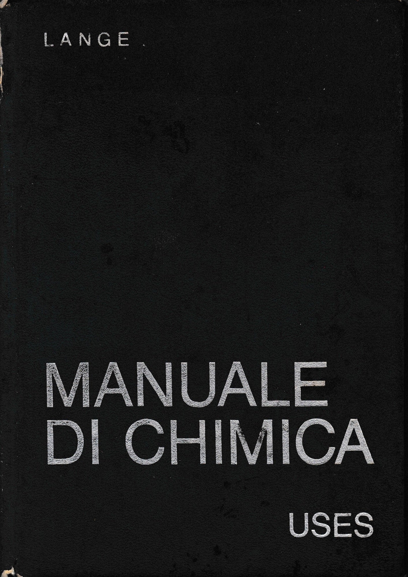 Manuale di Chimica - copertina