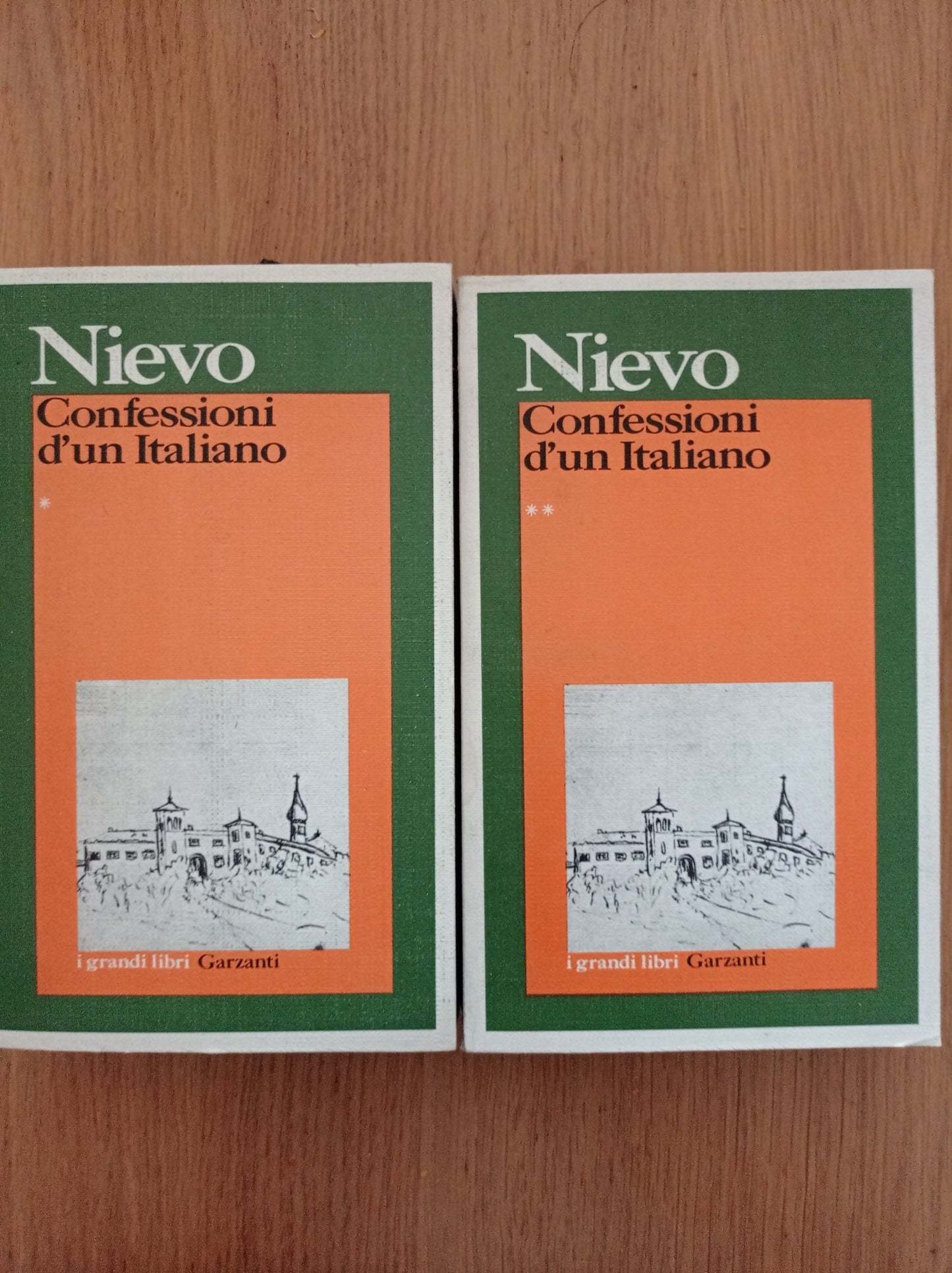 Confessioni d'un italiano (due volumi) - copertina