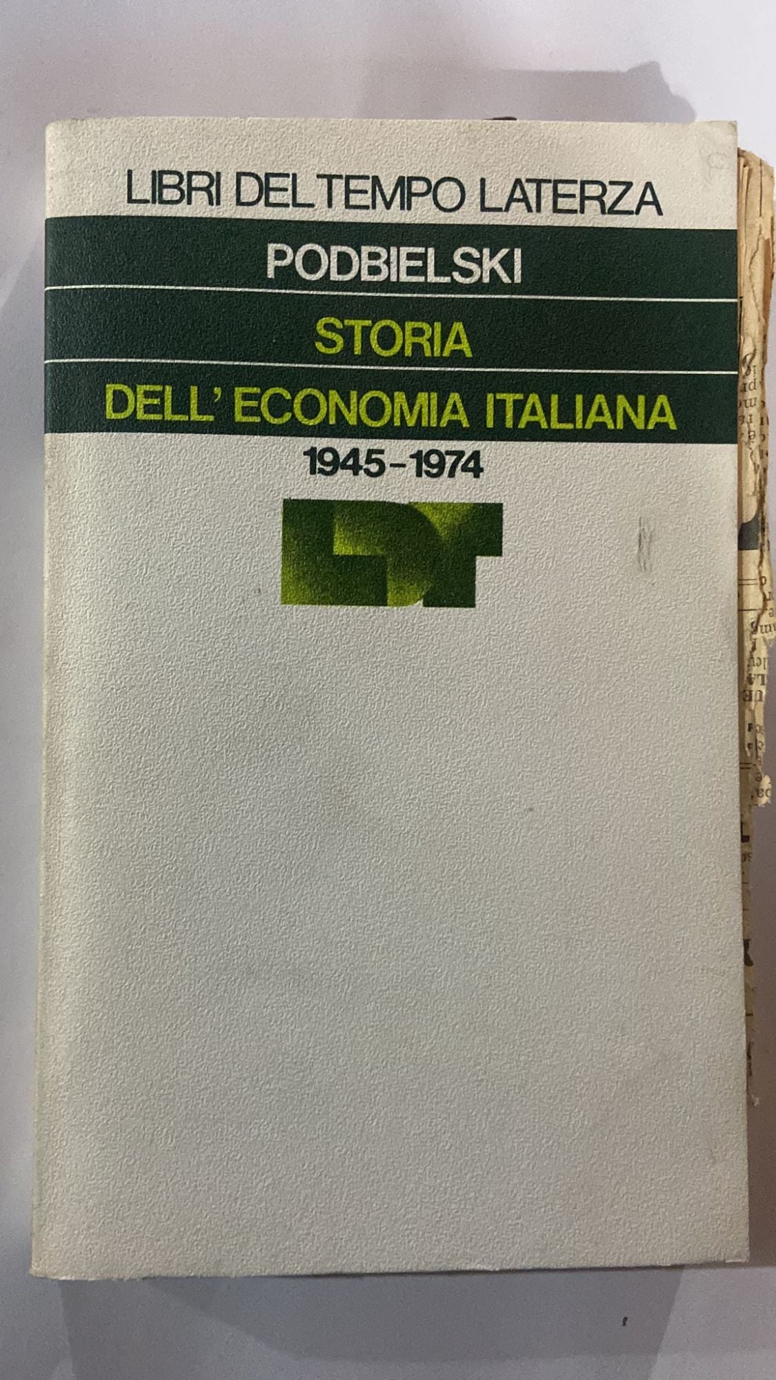 Storia dell'economia italiana 1945-1974 - copertina