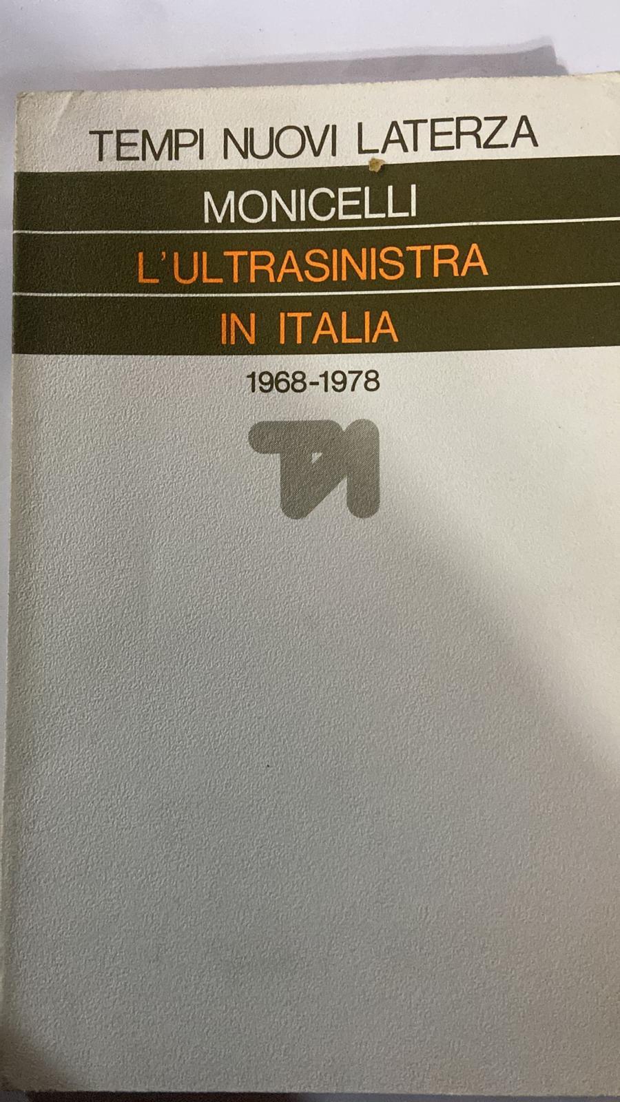 L'ultrasinistra in Italia 1968-1978 - copertina