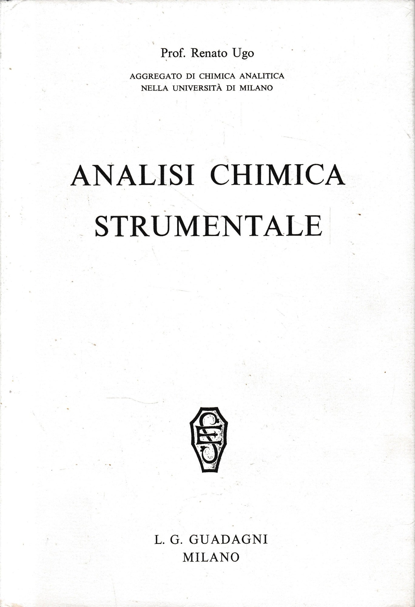 Analisi Chimica Strumentale - copertina