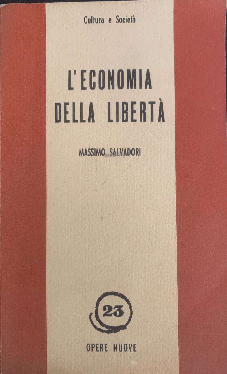 L'economia della libertà - copertina