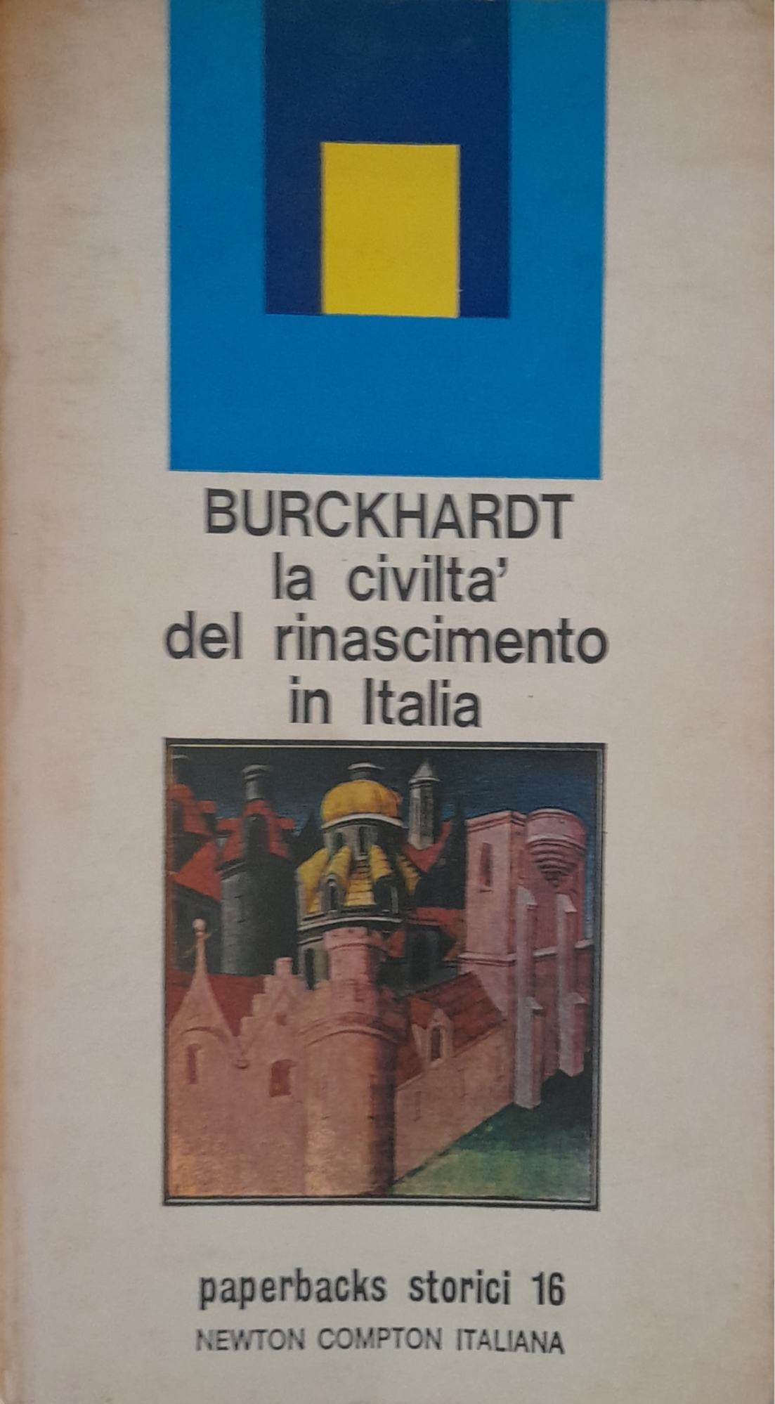 La civiltà del rinascimento in Italia - copertina