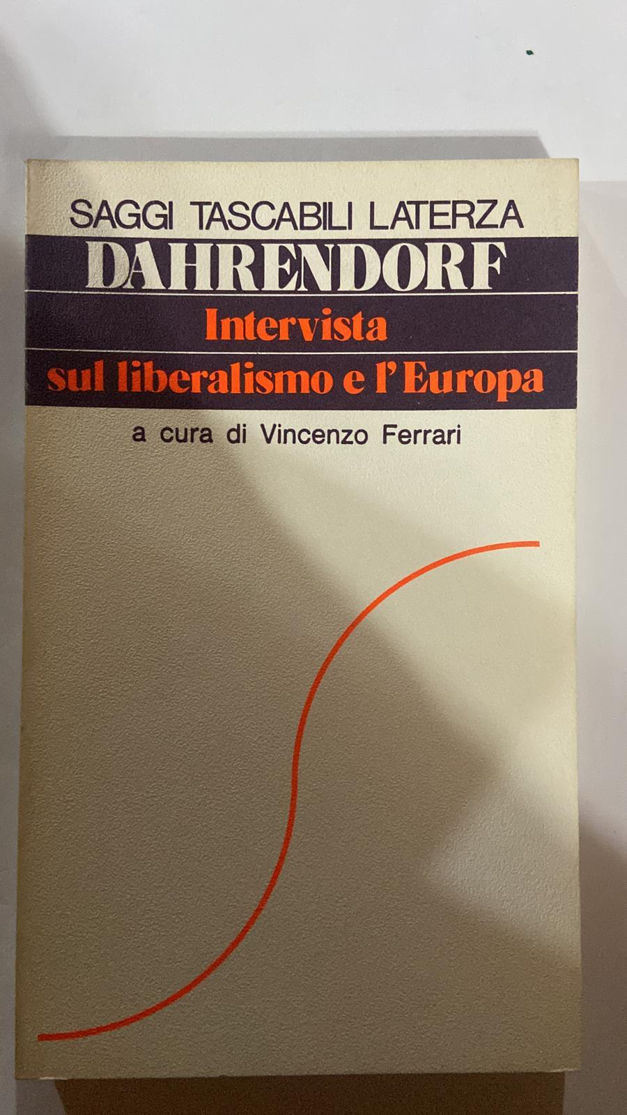 Intervista sul liberalismo e l'Europa - copertina