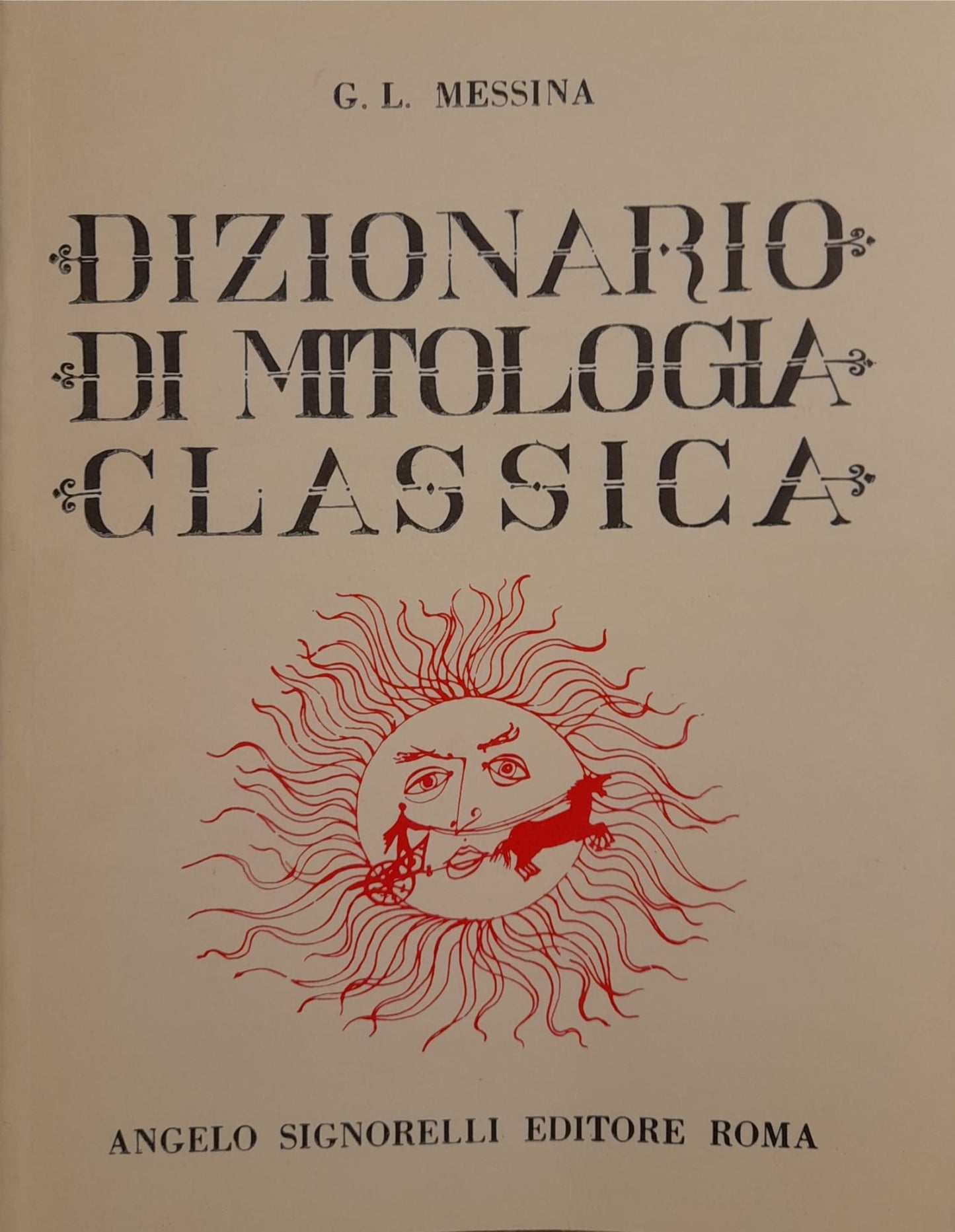 Dizionario di mitologia classica - copertina