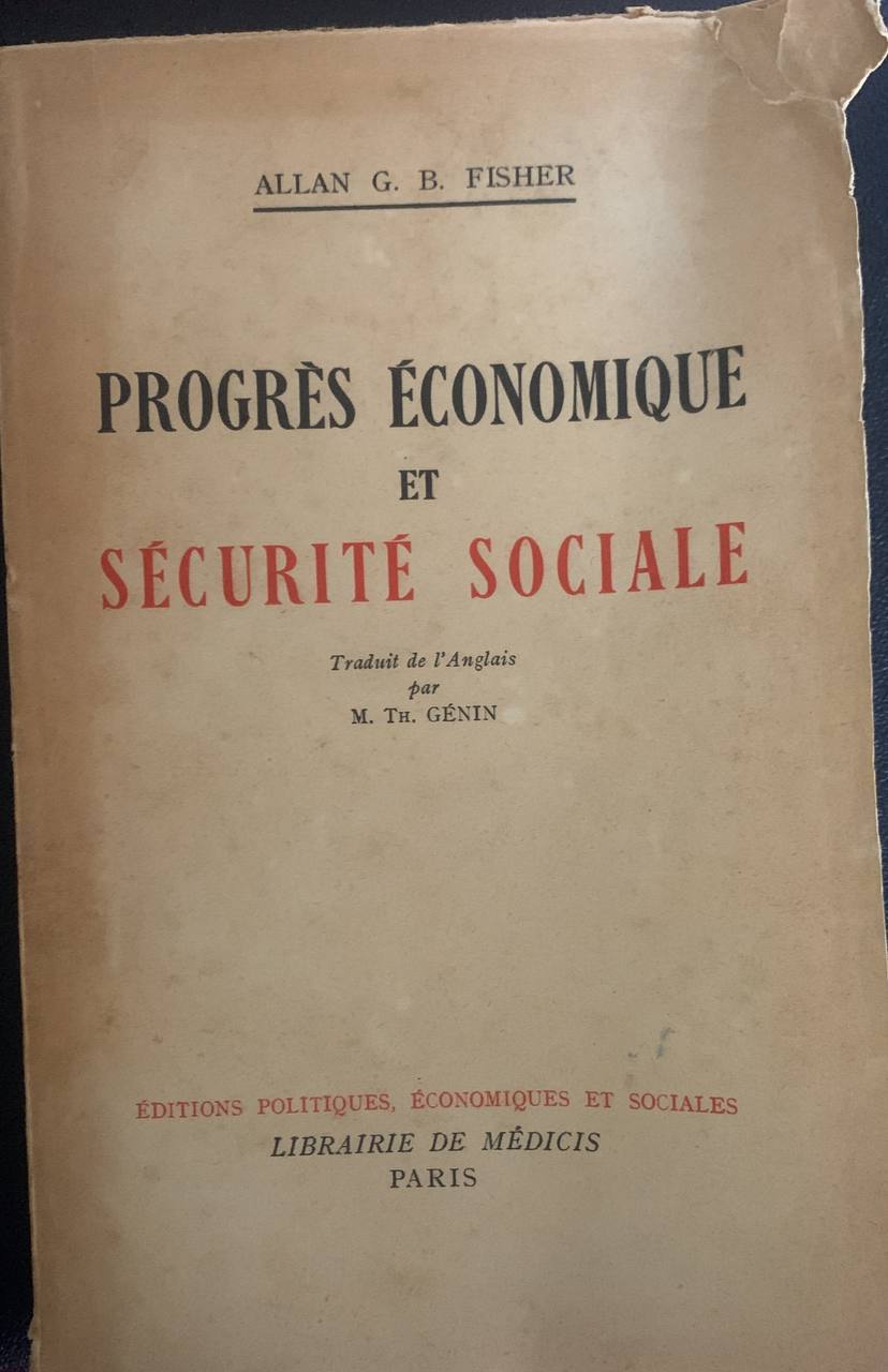 Progrès économique et sécurité sociale - copertina