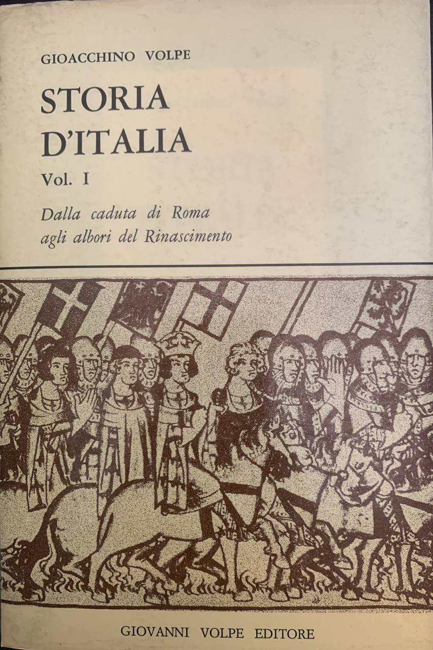 Storia d'Italia. Vol. 1 - copertina
