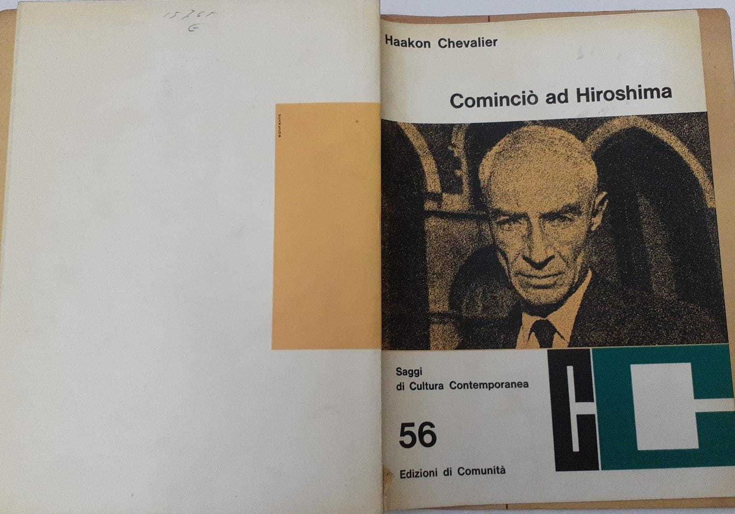 Comincio' ad Hiroshima - copertina