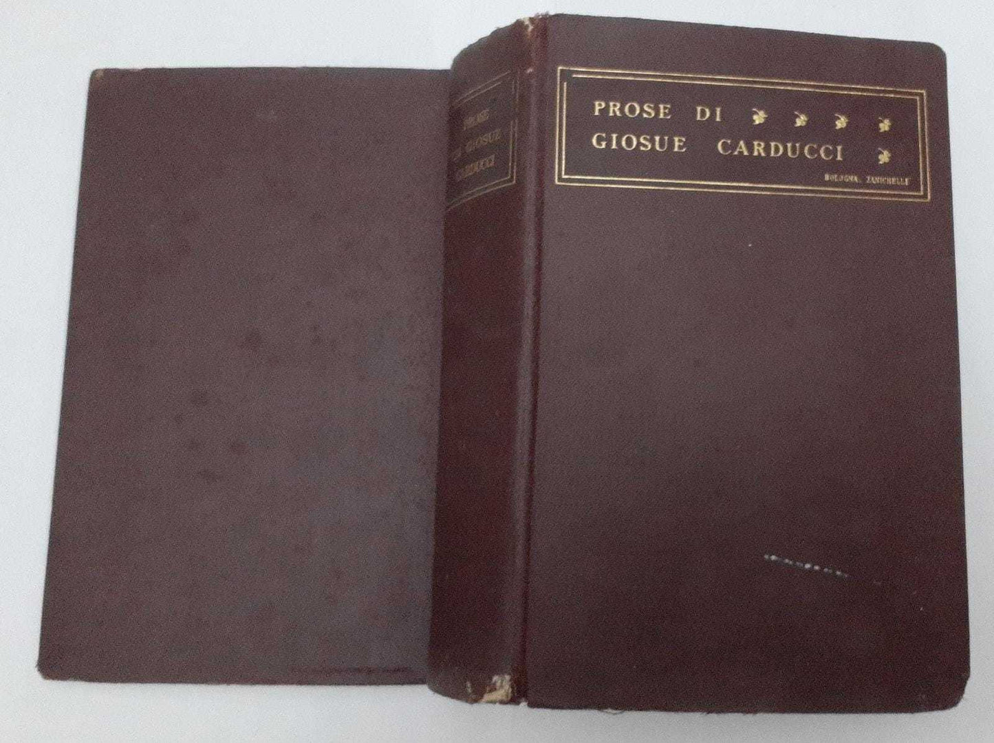 Prose di Giosue Carducci MDCCCLIX-MCMIII - copertina