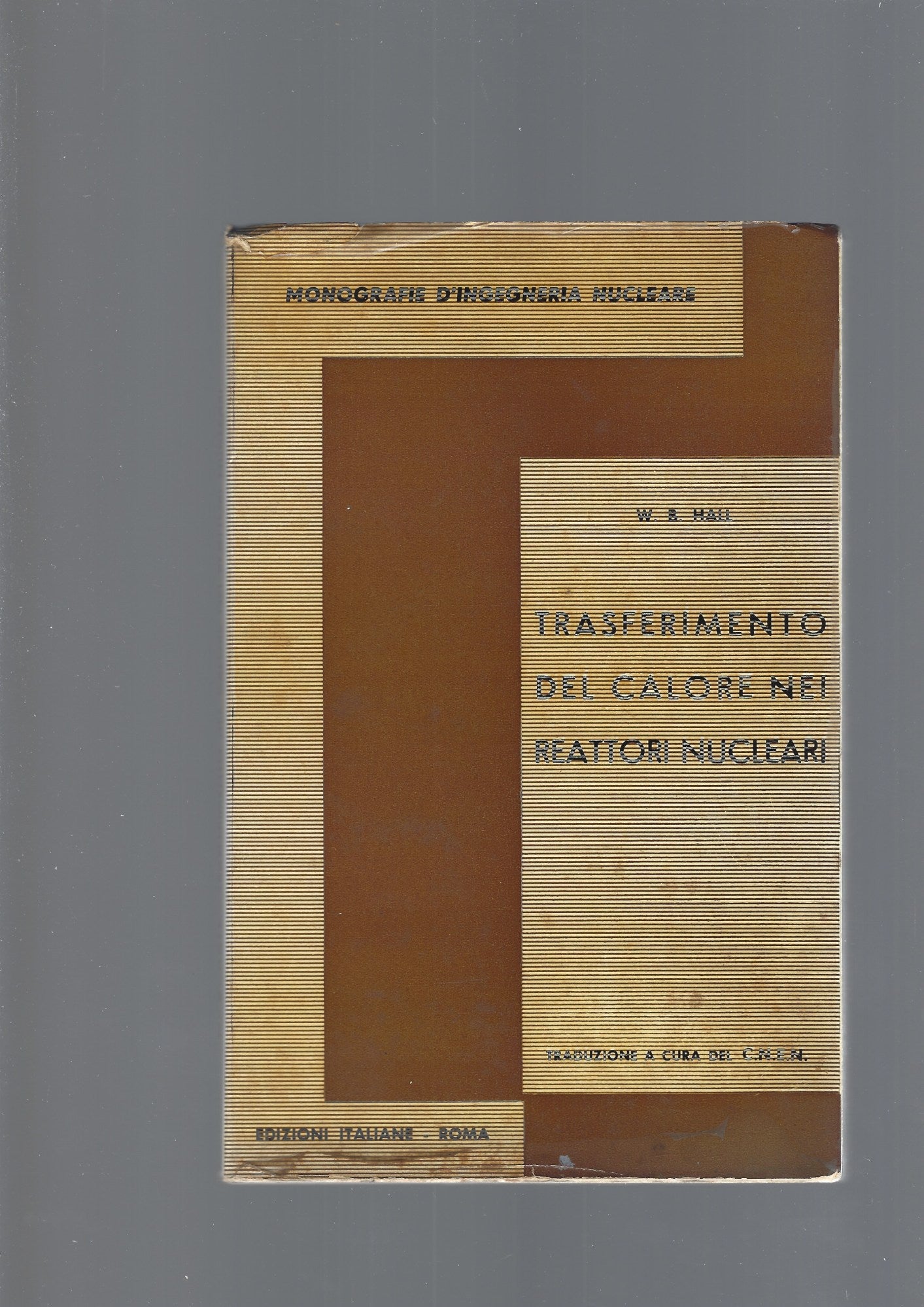 TRASFERIMENTO DEL CALORE NEI REATTORI NUCLEARI - copertina