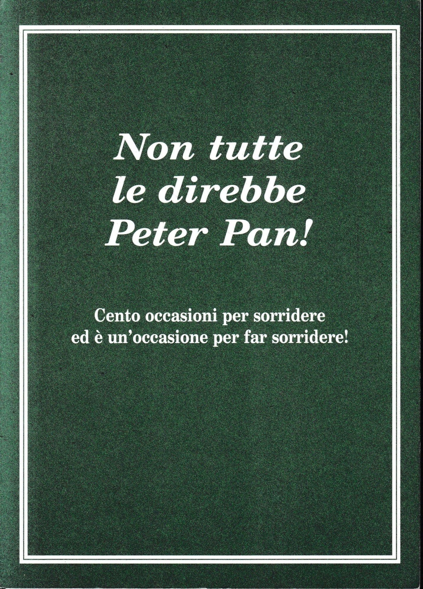 Non tutte le direbbe Peter Pan! Barzellette - copertina