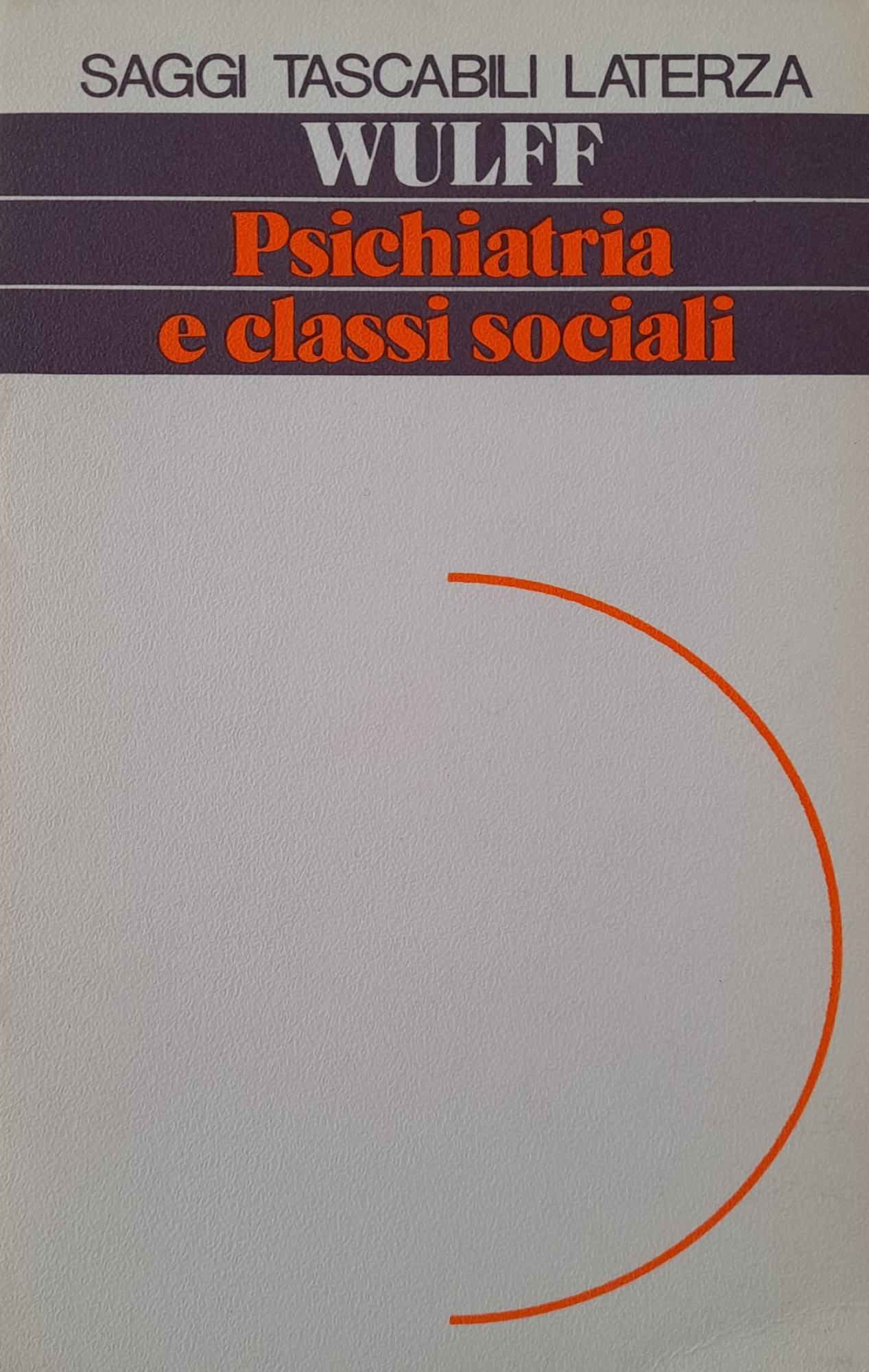 Psichiatria e classi sociali - copertina