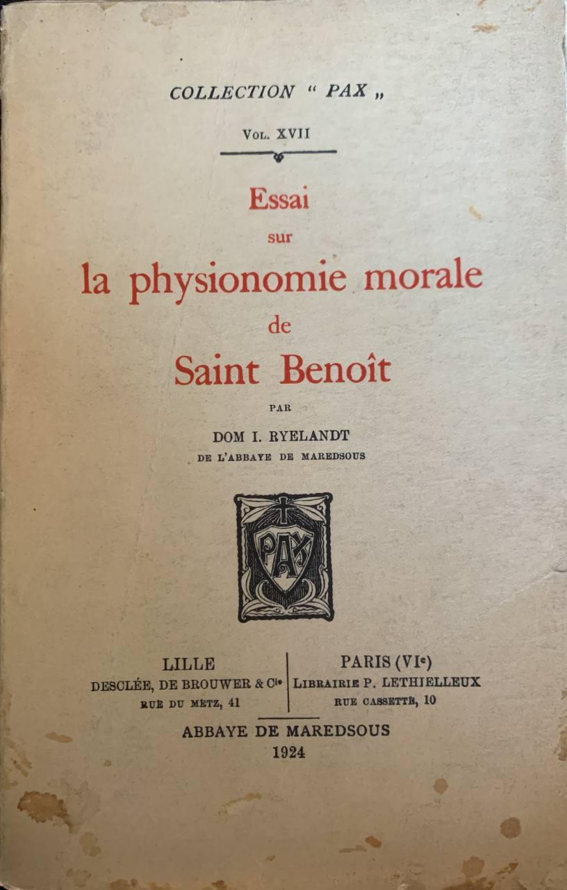 Essai sur la physionomie morale de Saint Benoit. Vol. XVII - copertina