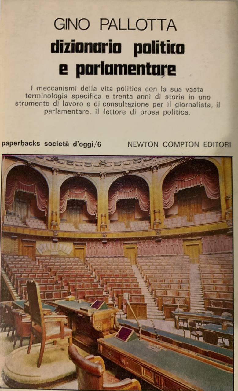 Dizionario politico e parlamentare - copertina