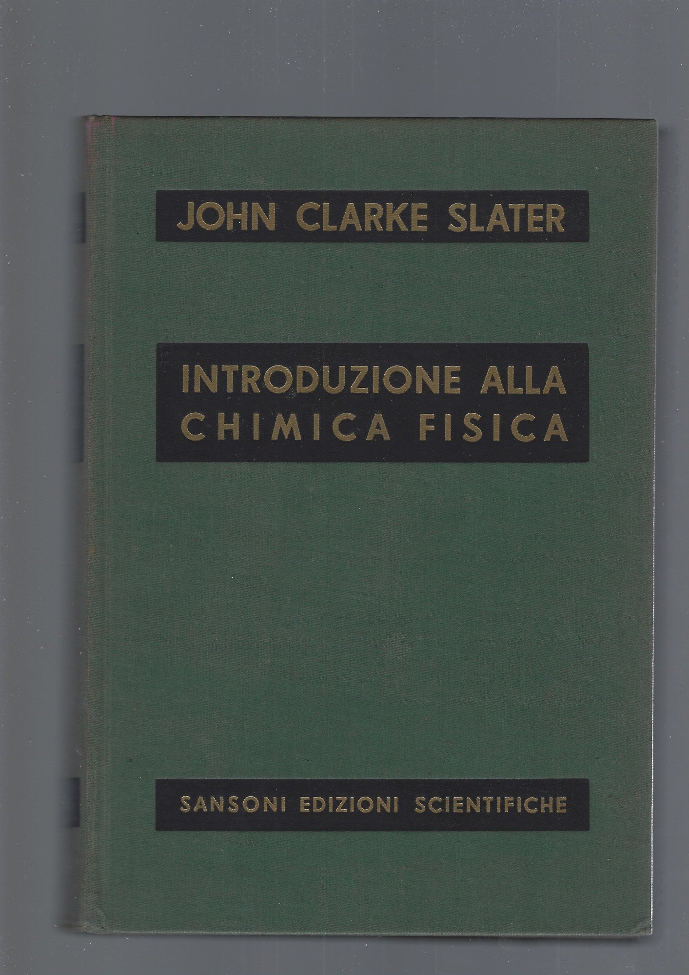 INTRODUZIONE ALLA CHIMICA FISICA - copertina
