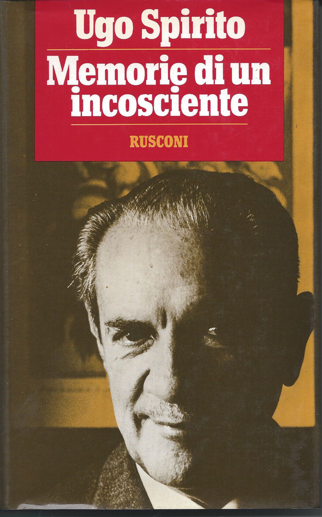 Memorie di un incosciente - copertina