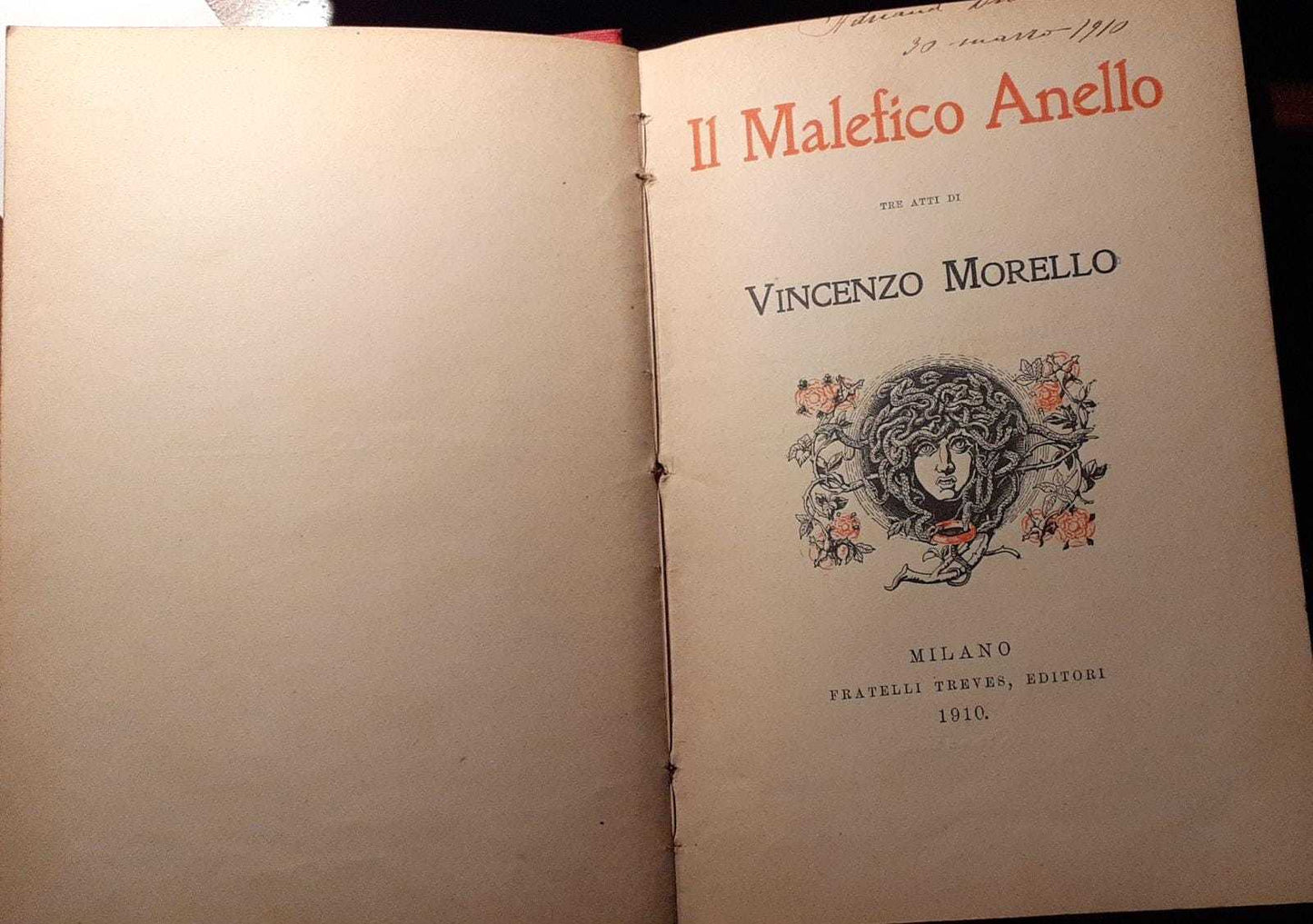 Il Malefico Anello. Tre atti - copertina