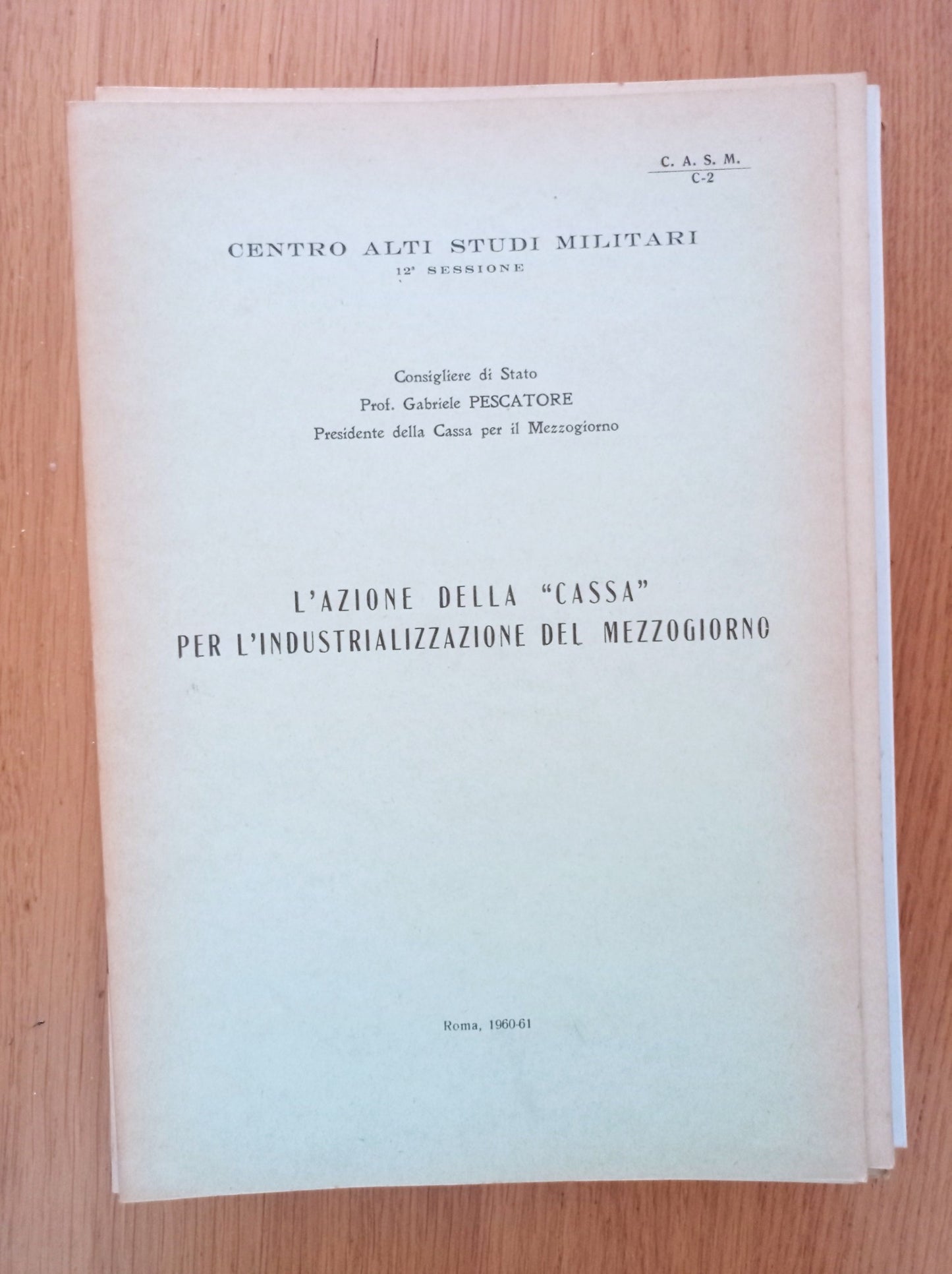 L' azione della "Cassa" per l'industrializzazione del Mezzogiorno - copertina