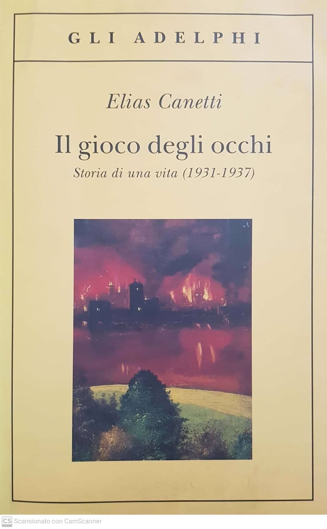 Il gioco degli occhi. Storia di una vita (1931-1937) - copertina