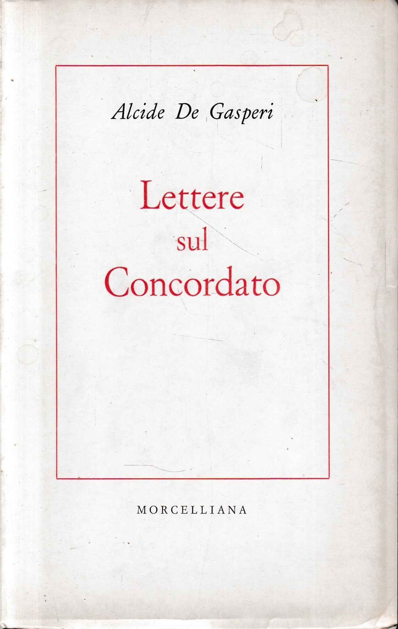 Lettere sul Concordato - copertina