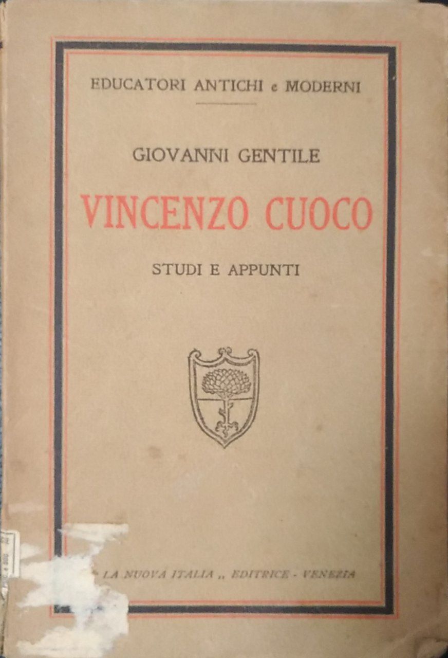Vincenzo Cuoco. Studi e appunti - copertina