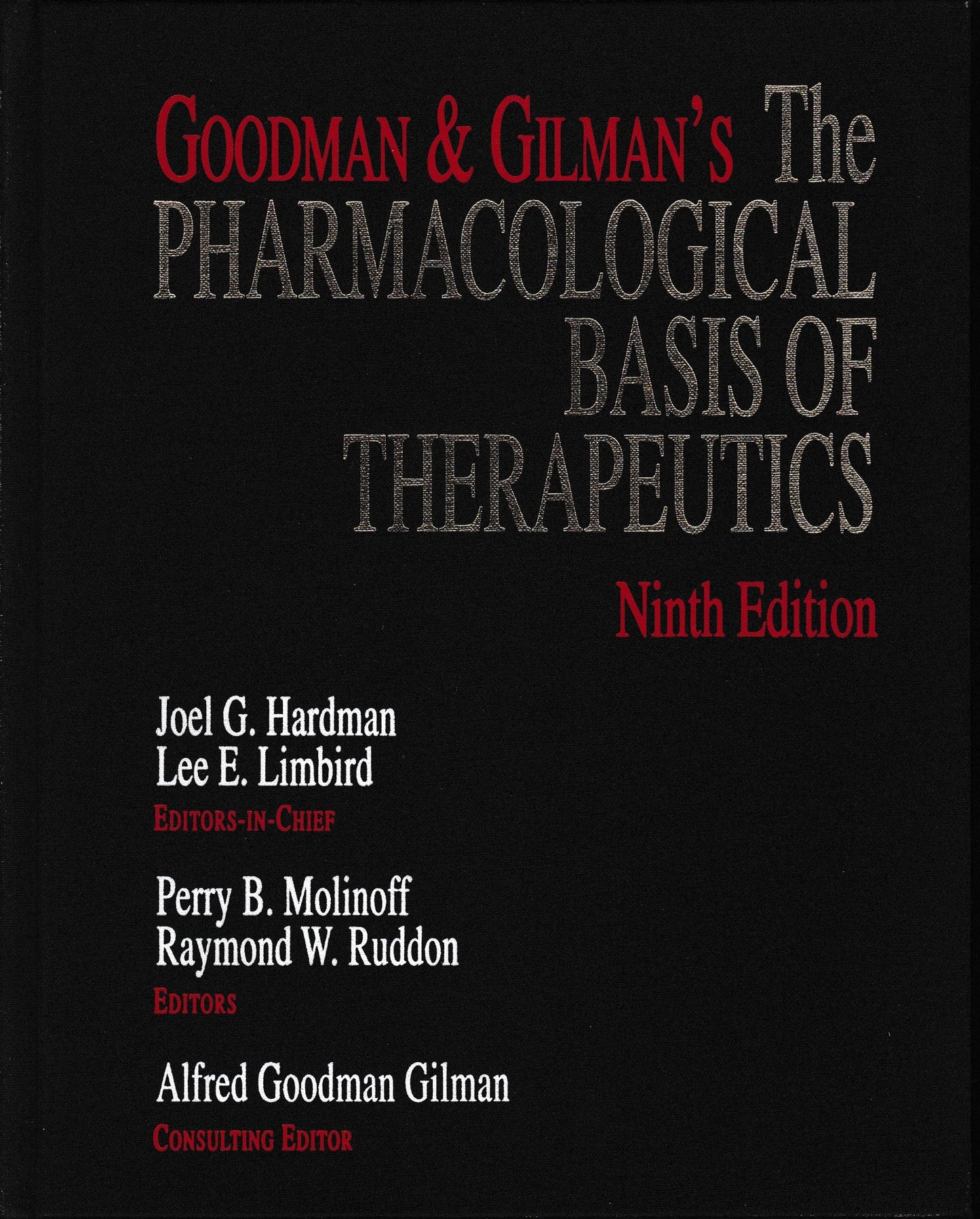 Goodman and Gilman's: The Pharmacological Basis of Therapeutics - copertina