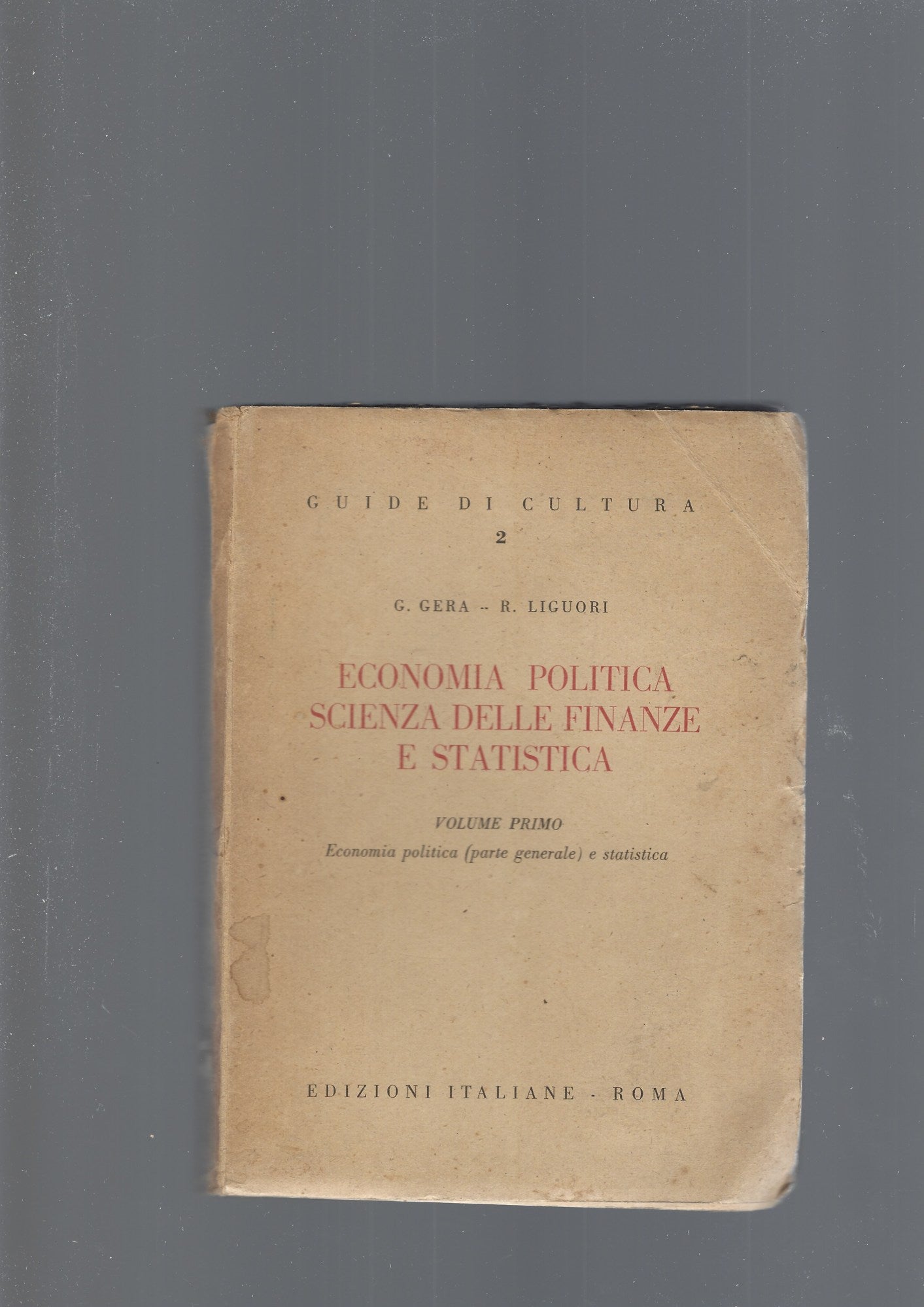 ECONOMIA POLITICA, SCIENZE DELLE FINANZE E STATISTICA - copertina