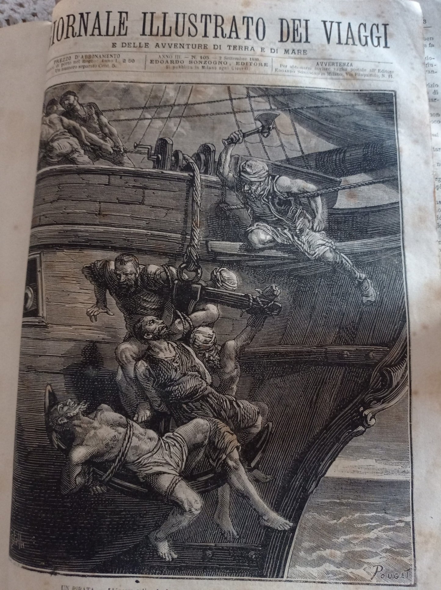 Giornale illustrato dei viaggi e delle avventure di terra e di mare - copertina