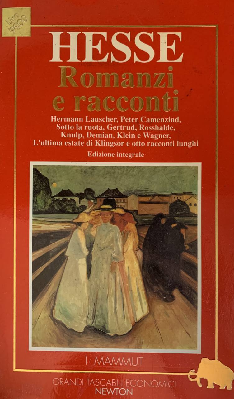 Romanzi e racconti - copertina