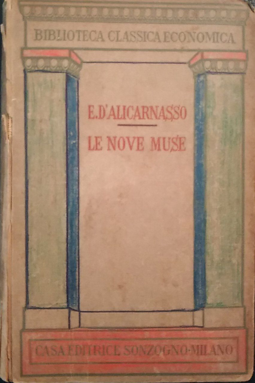 Le nove muse. Istoria delle imprese de greci e de barbari - copertina