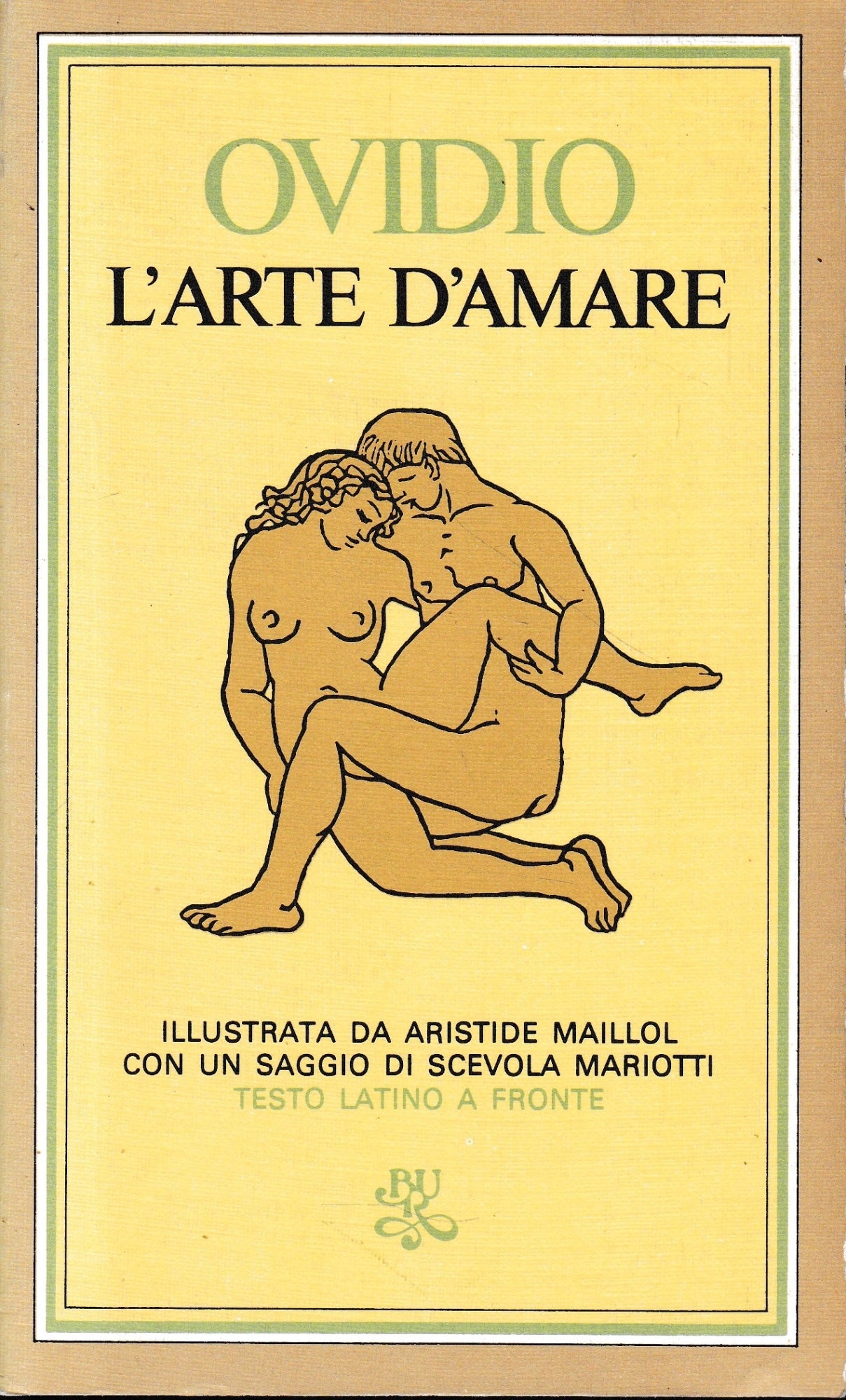 L'arte d'amare. Testo Latino a fronte - copertina