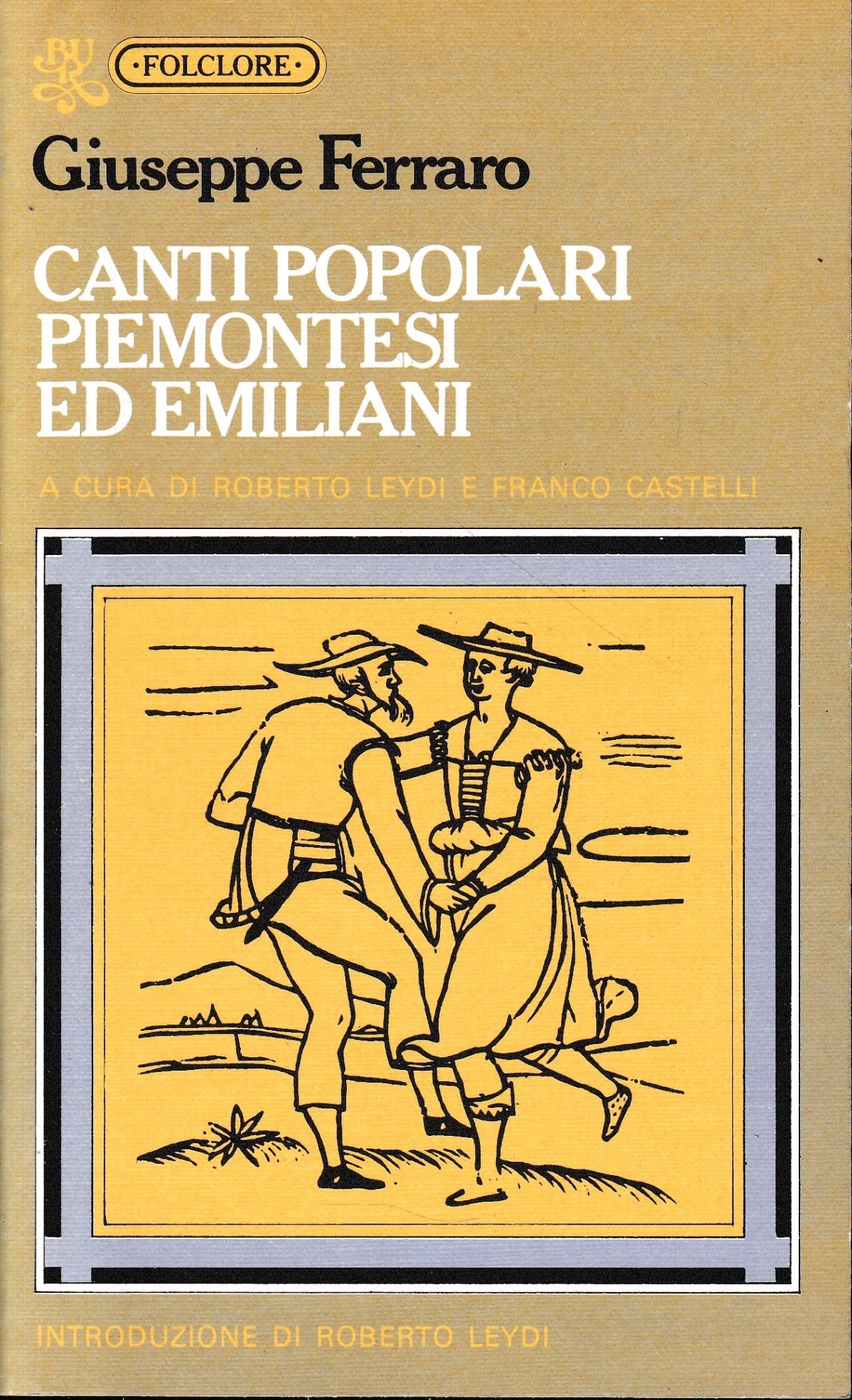 Canti popolari piemontesi ed emiliani - copertina