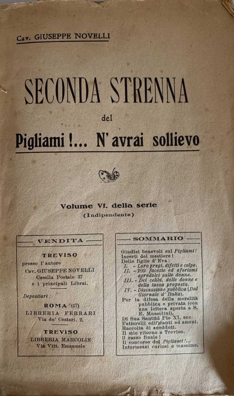 Seconda strenna del "Pigliami!.. N'avrai sollievo" - copertina