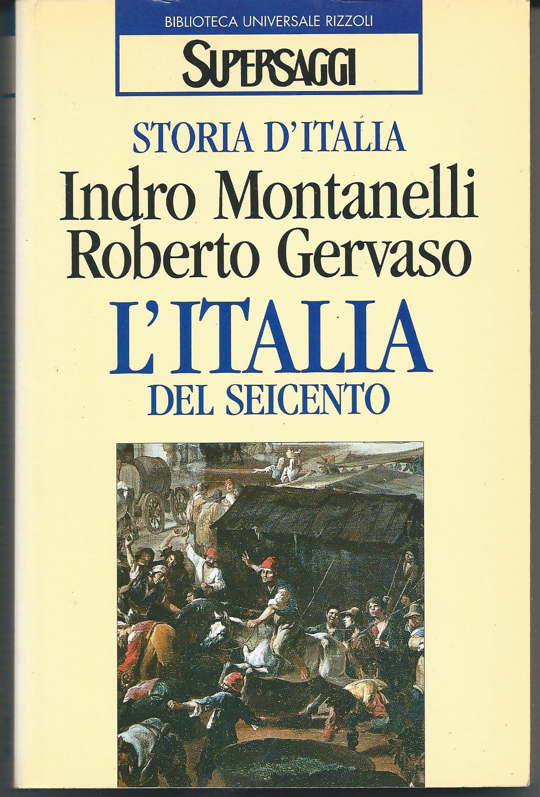 Storia d'Italia - L'Italia del seicento - copertina