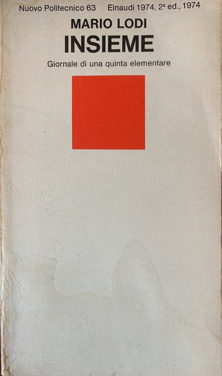 Insieme. Giornale di una quinta elementare - copertina