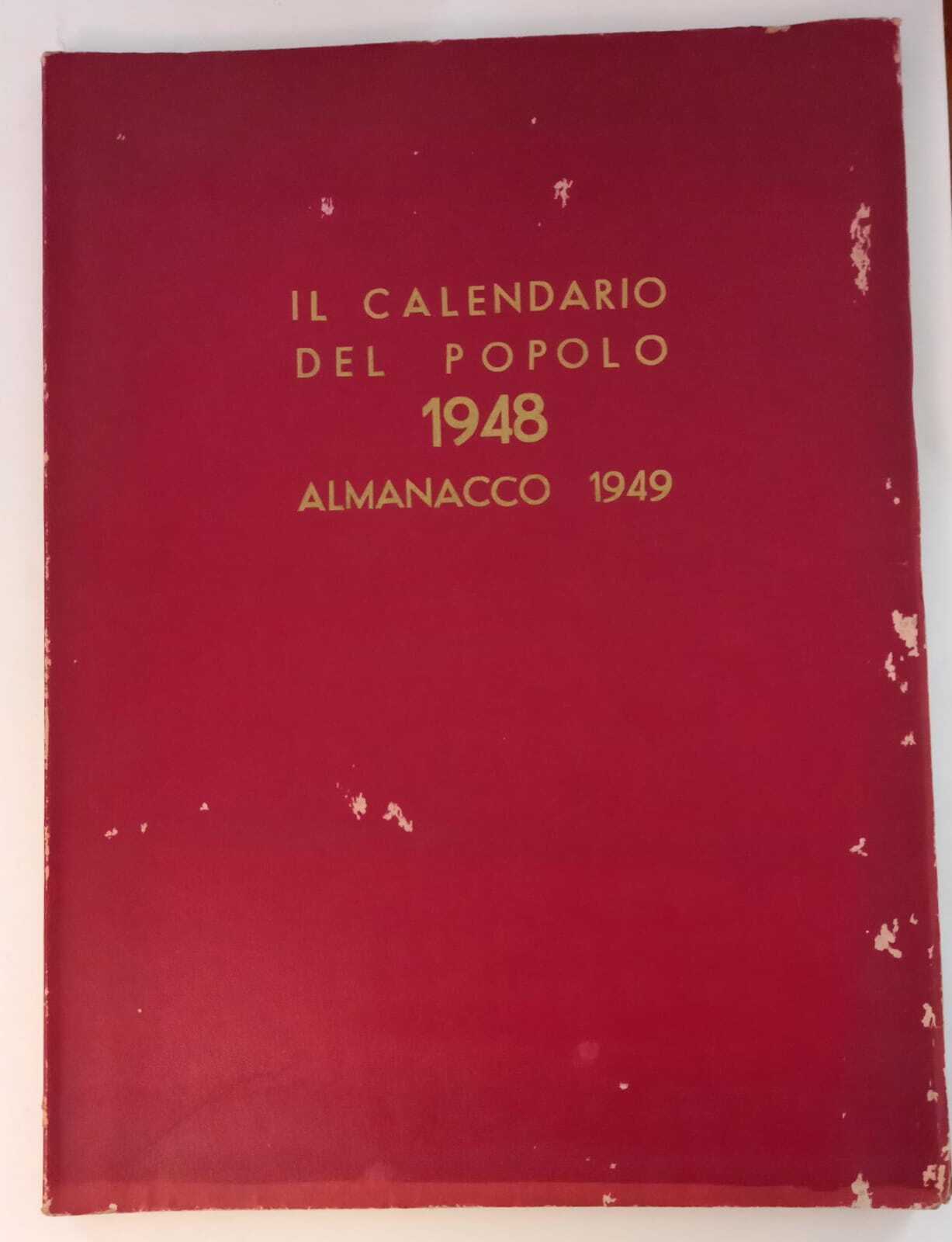 Il calendario del popolo 1948 Almanacco 1949 - copertina