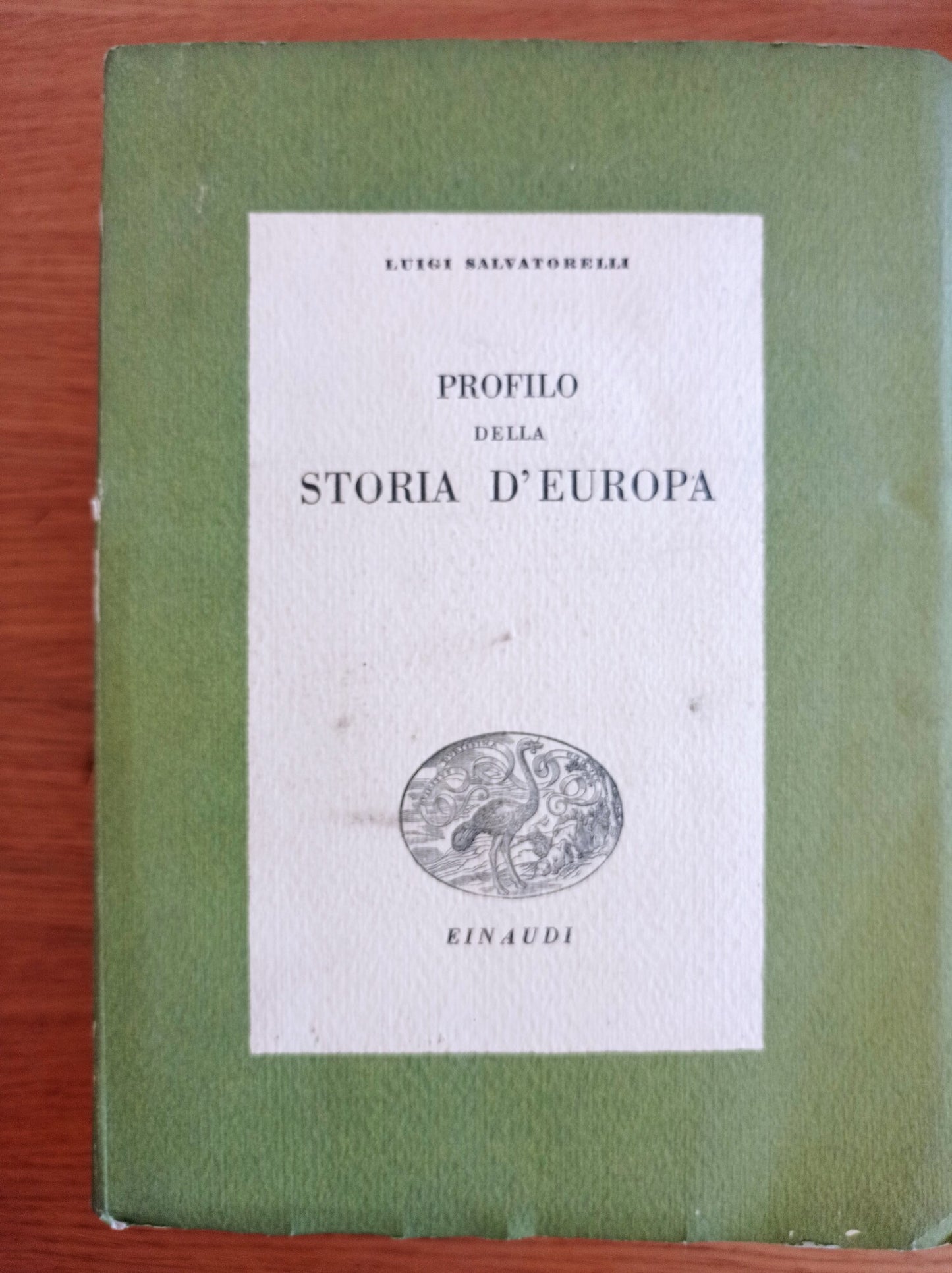 Profilo della storia d' Europa - copertina