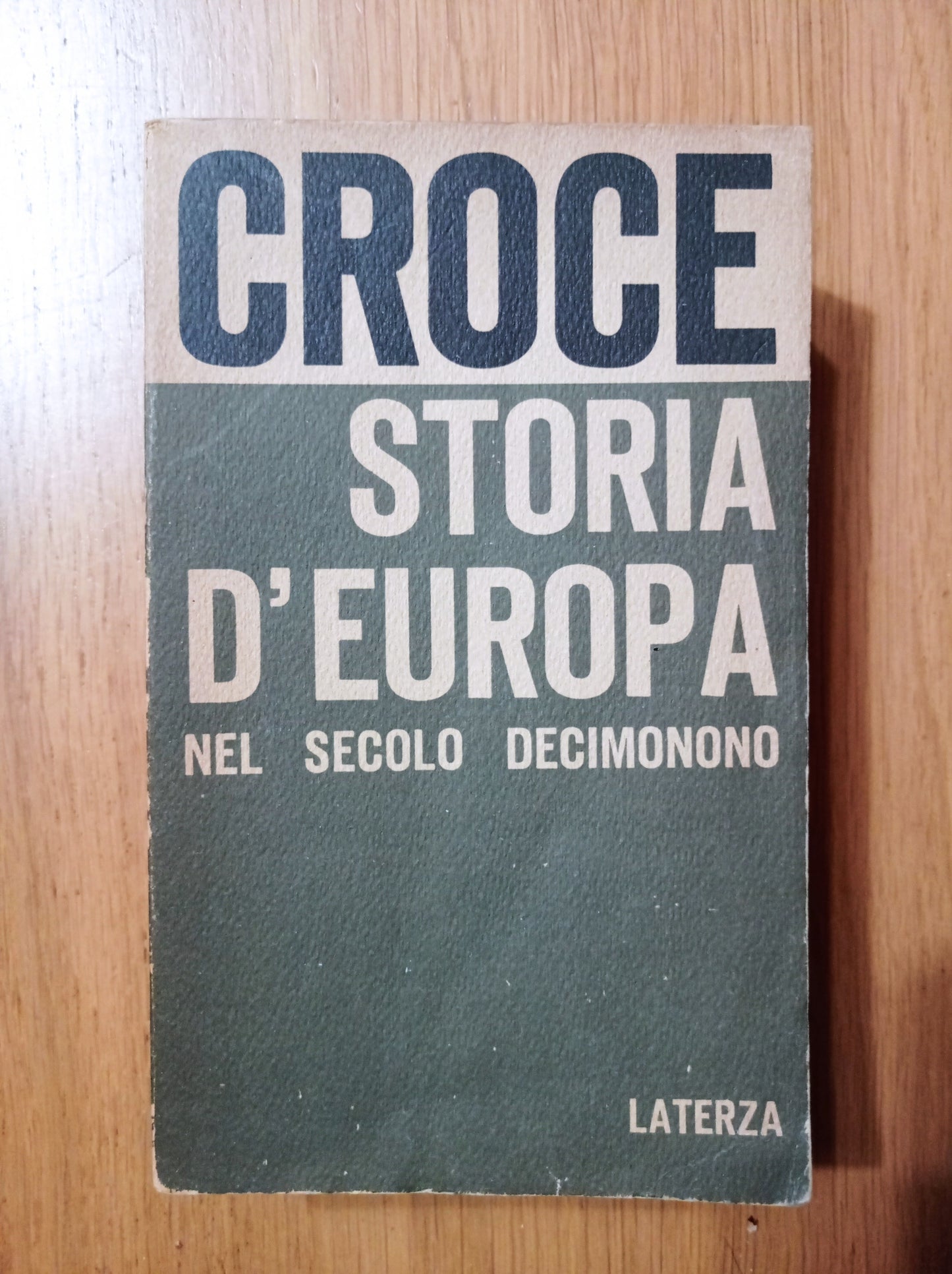 Storia d'europa nel secolo decimonono - copertina