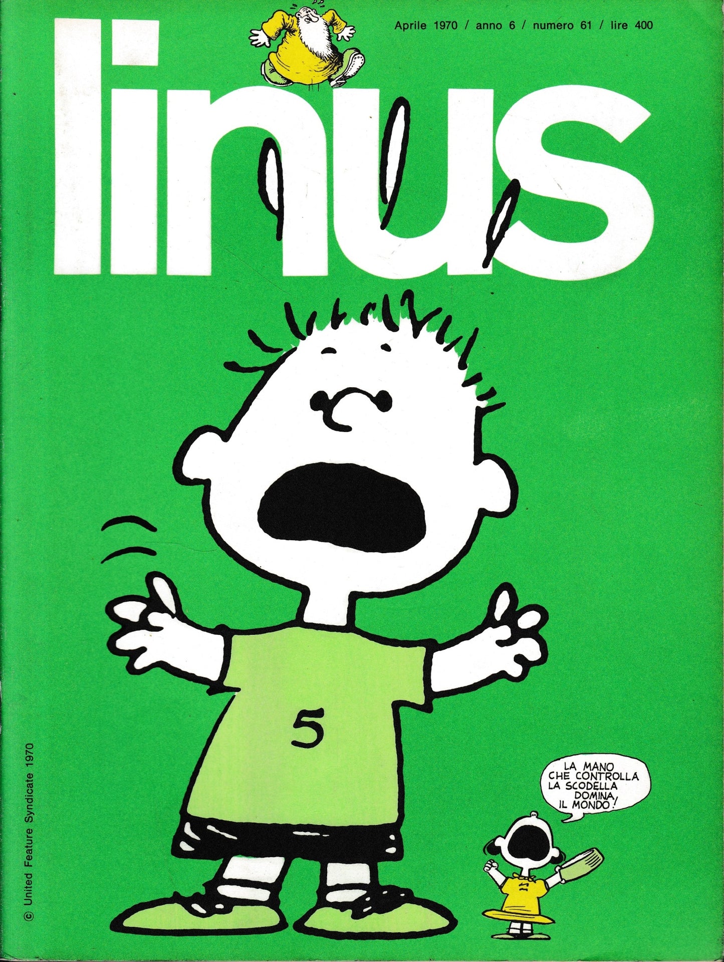 Linus. Aprile 1970 / anno 6 / n. 61 - copertina