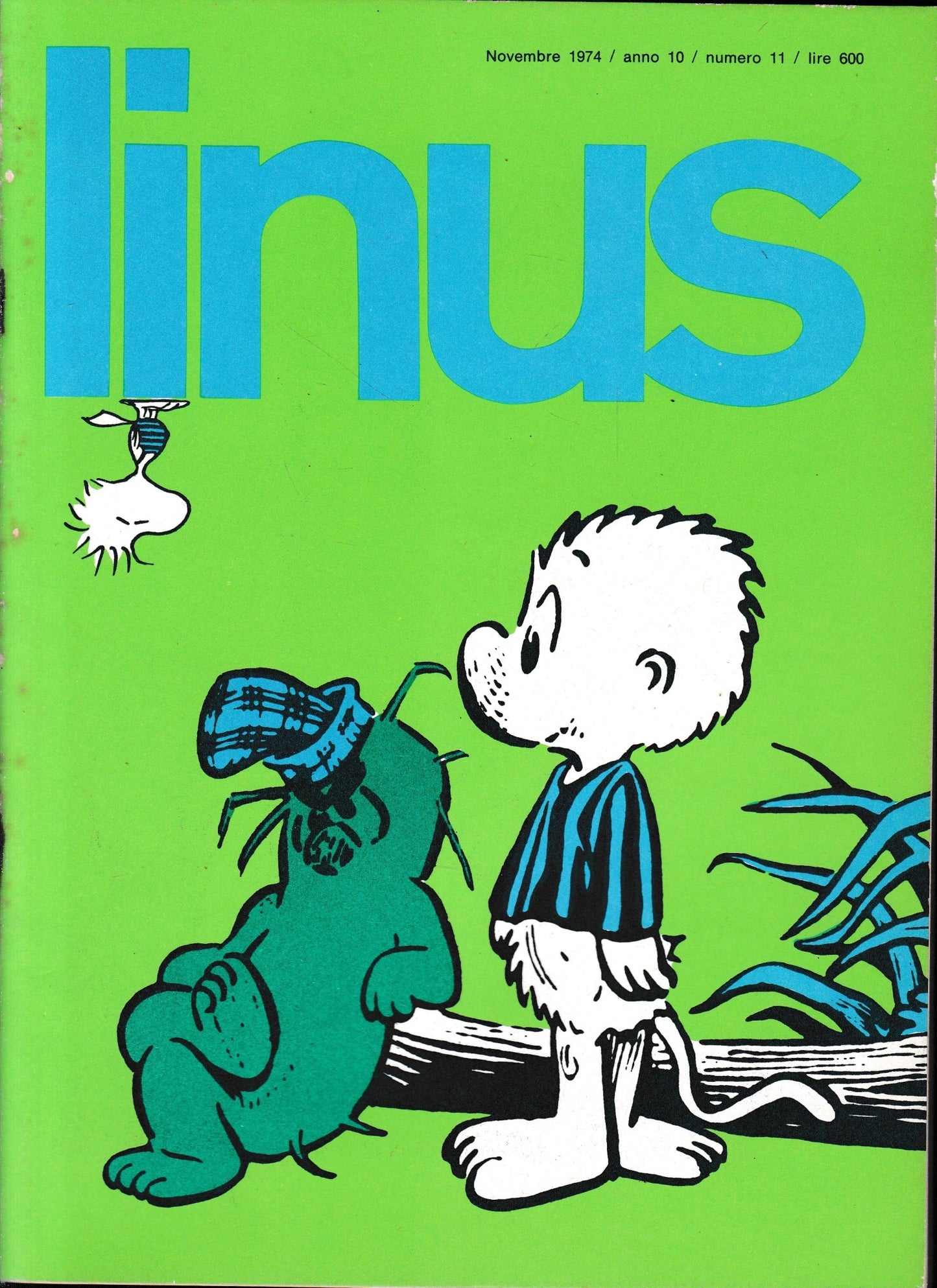 Linus. Novembre 1974 / anno 10 / n. 11 - copertina