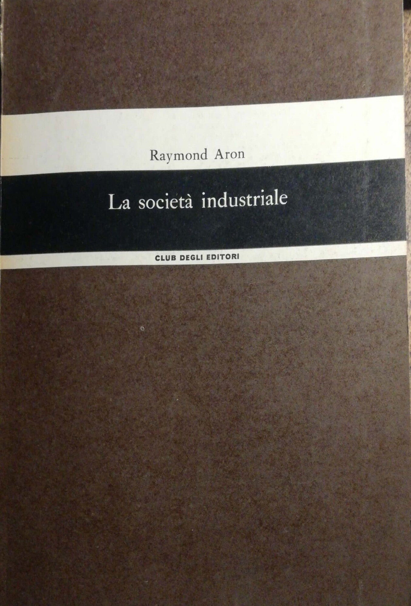 La società industriale - copertina
