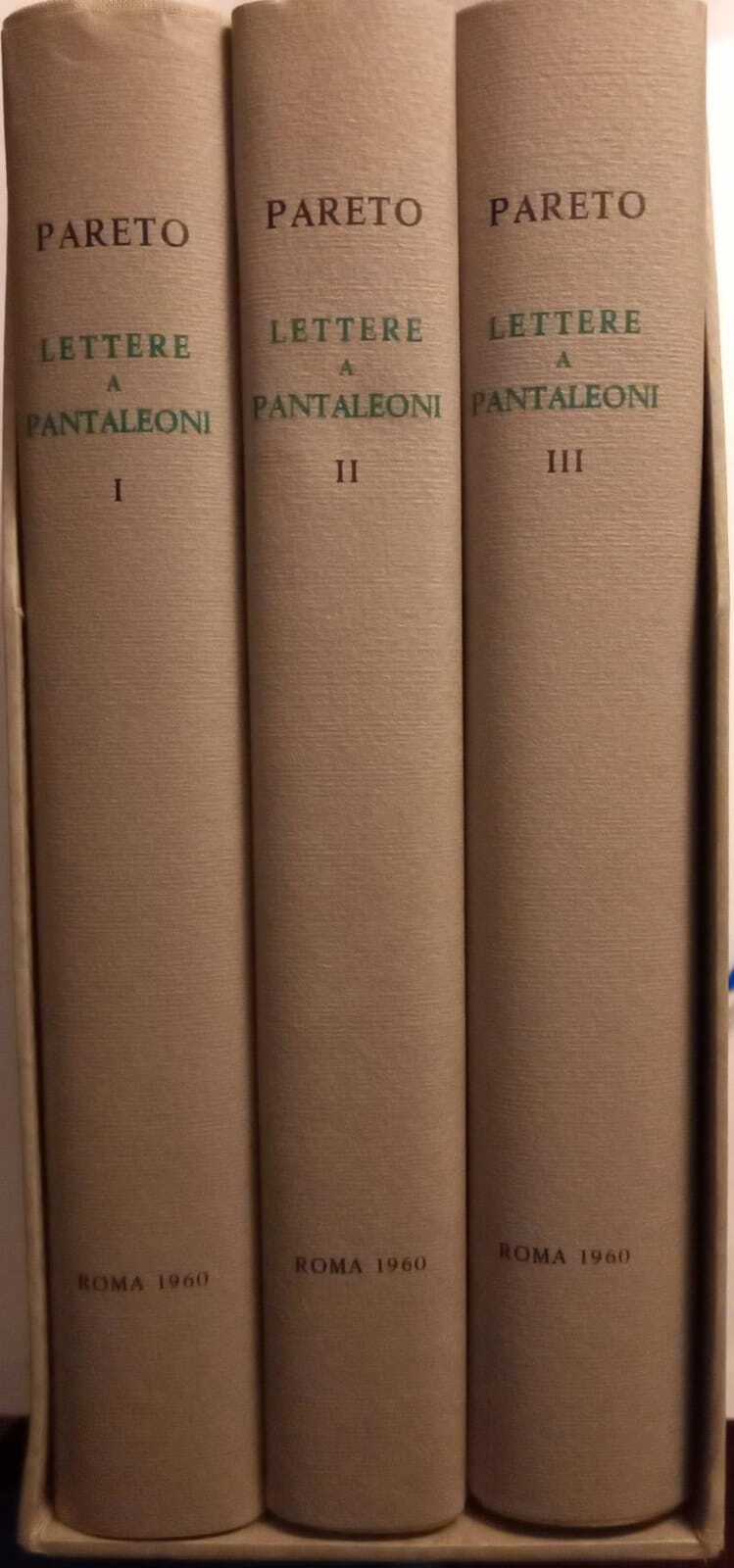 Lettere a Maffeo Pantaleoni - copertina