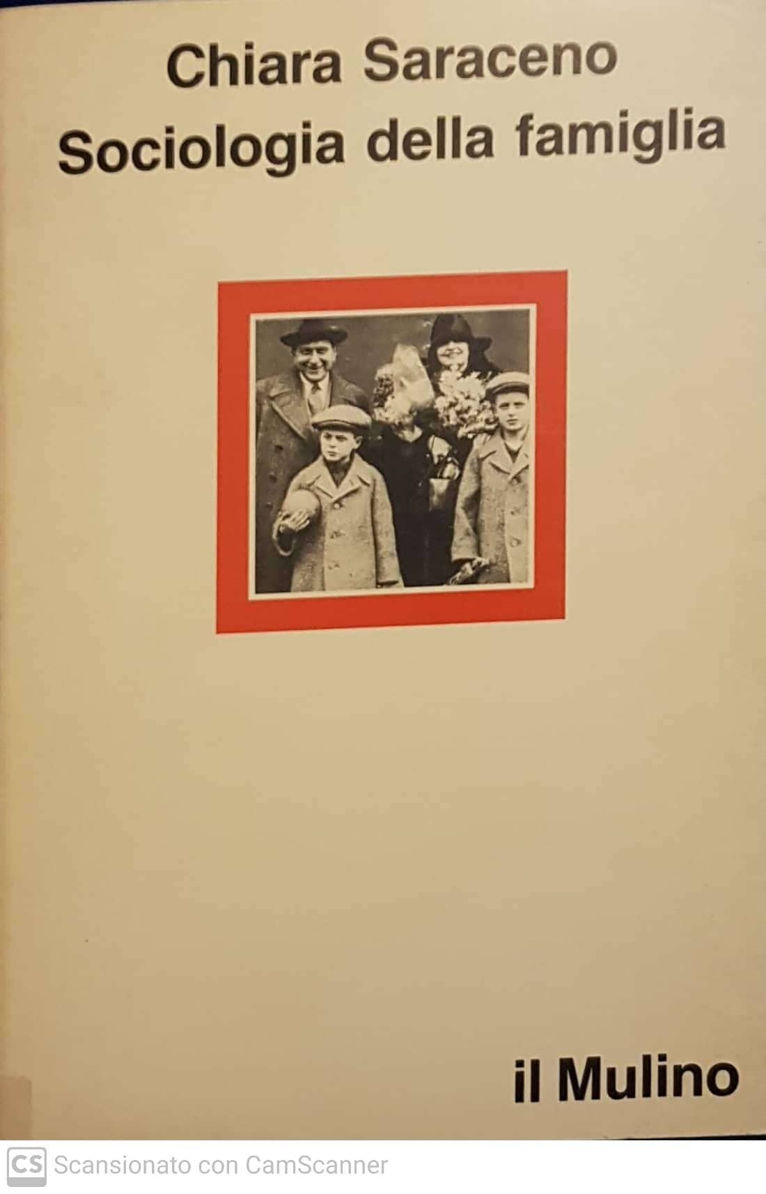 Sociologia della famiglia - copertina