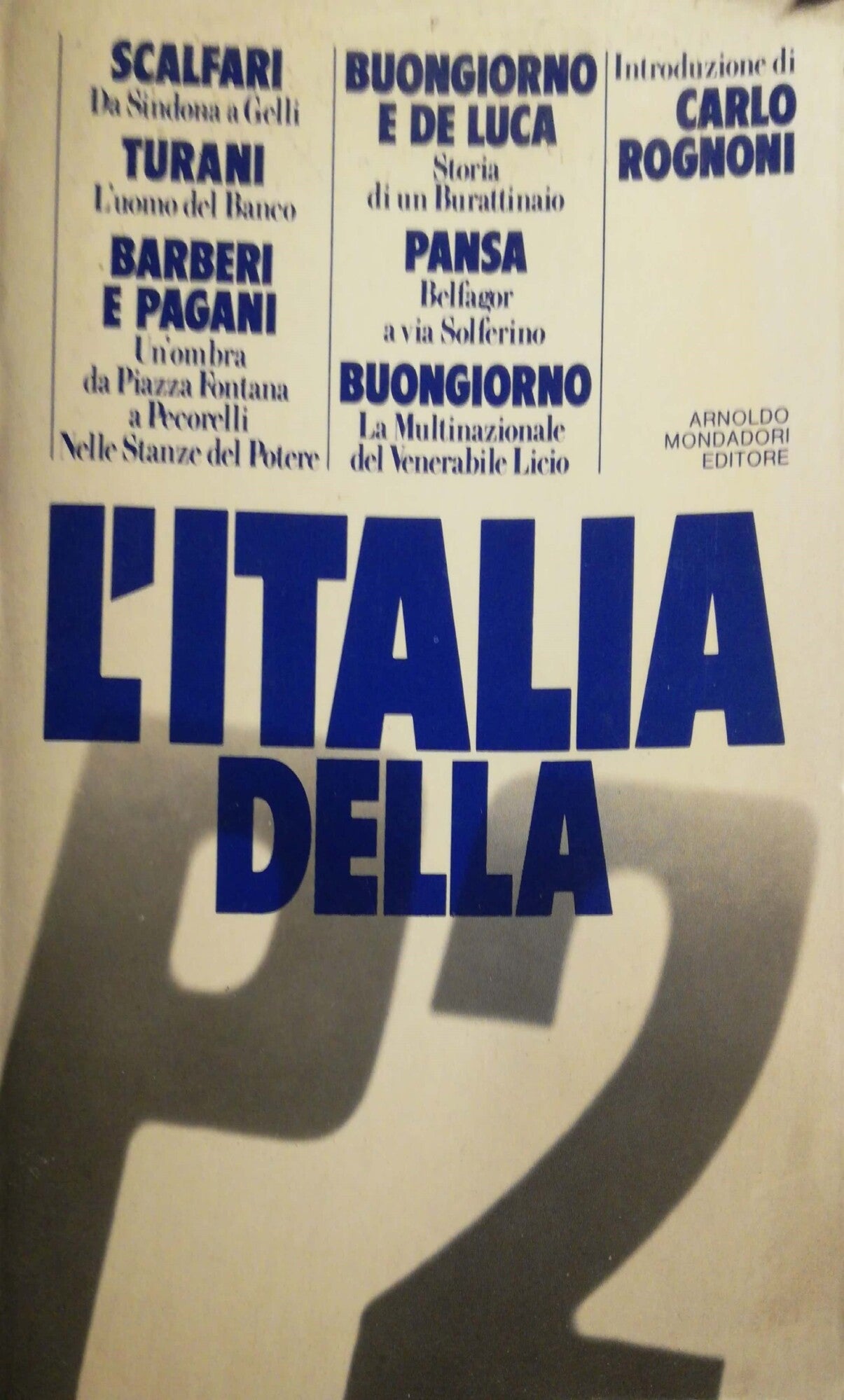 L'Italia della P2 - copertina
