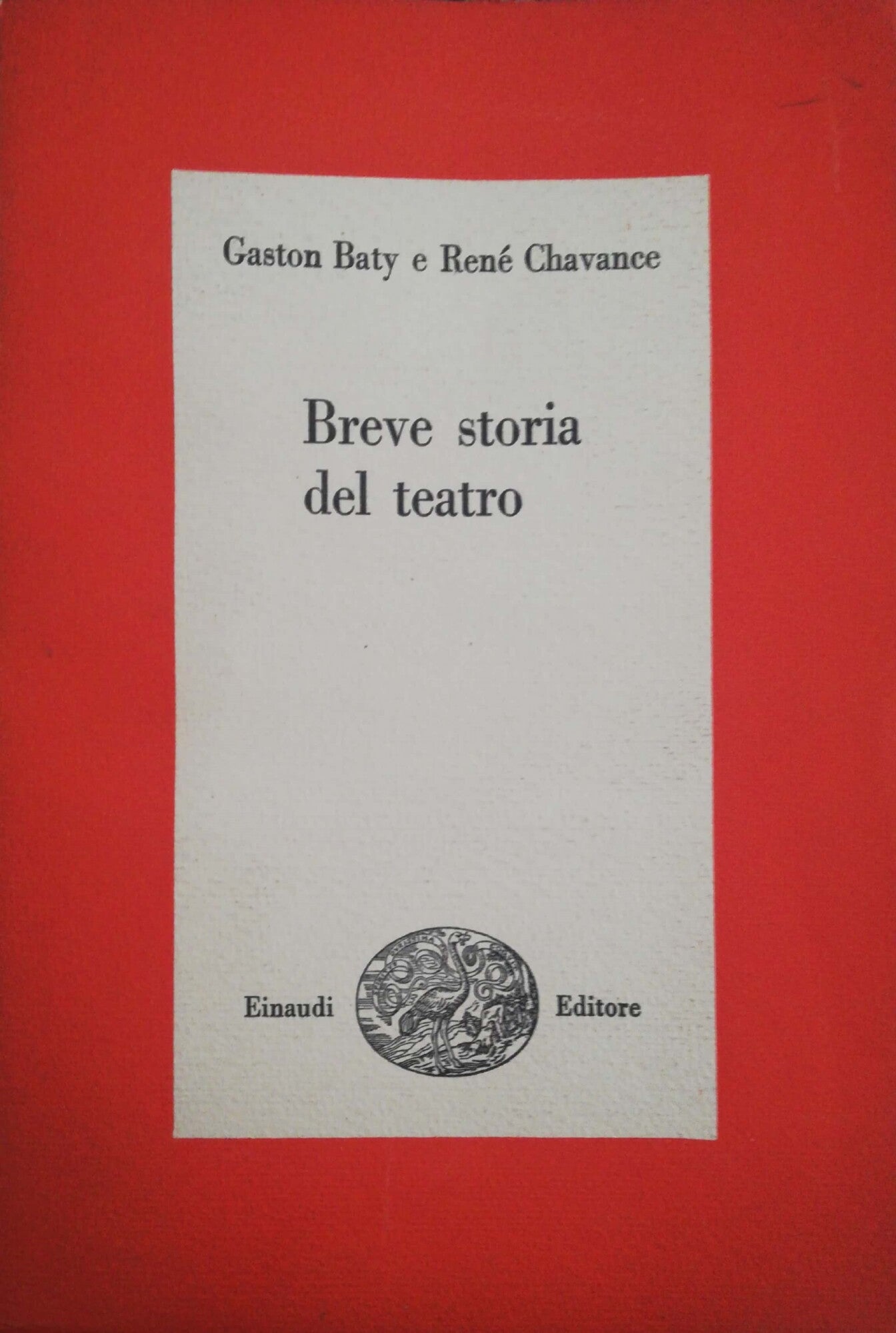 Breve storia del teatro - copertina