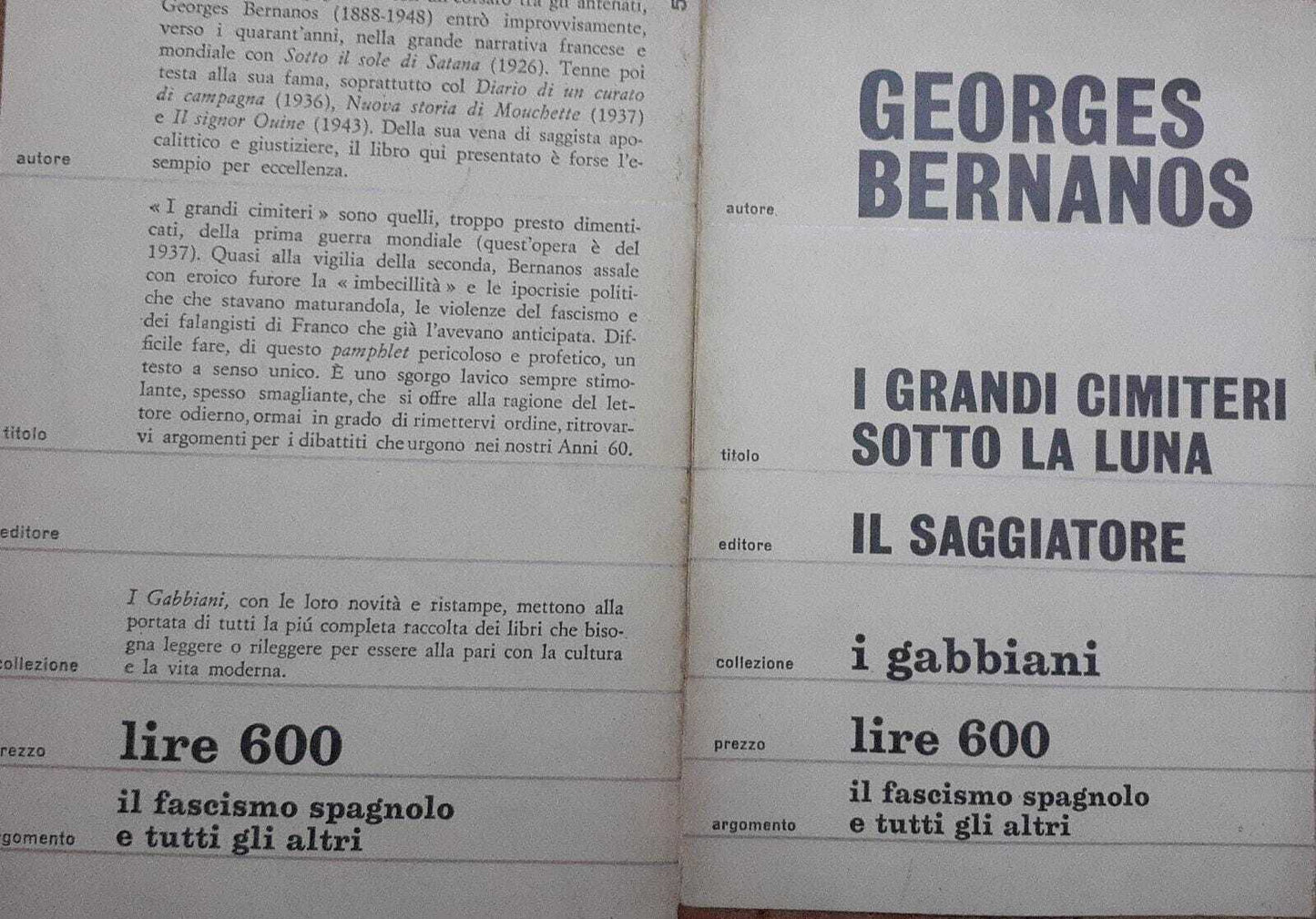 I grandi cimiteri sotto la luna - copertina