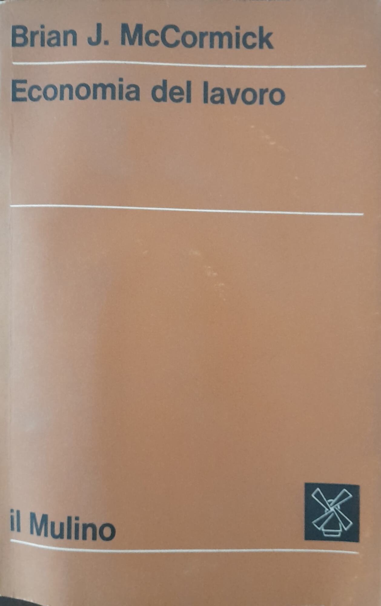 Economia del lavoro - copertina