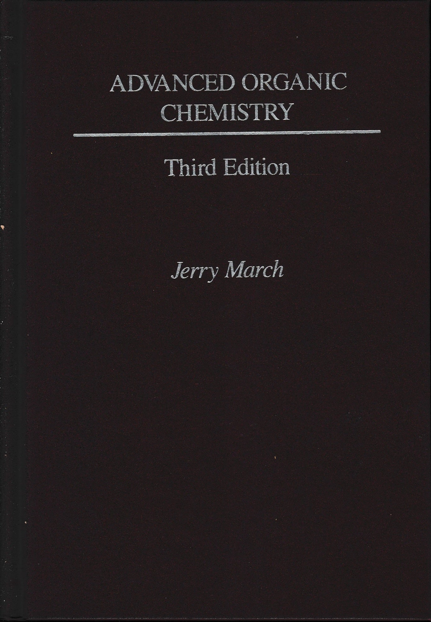Advanced Organic Chemistry - copertina