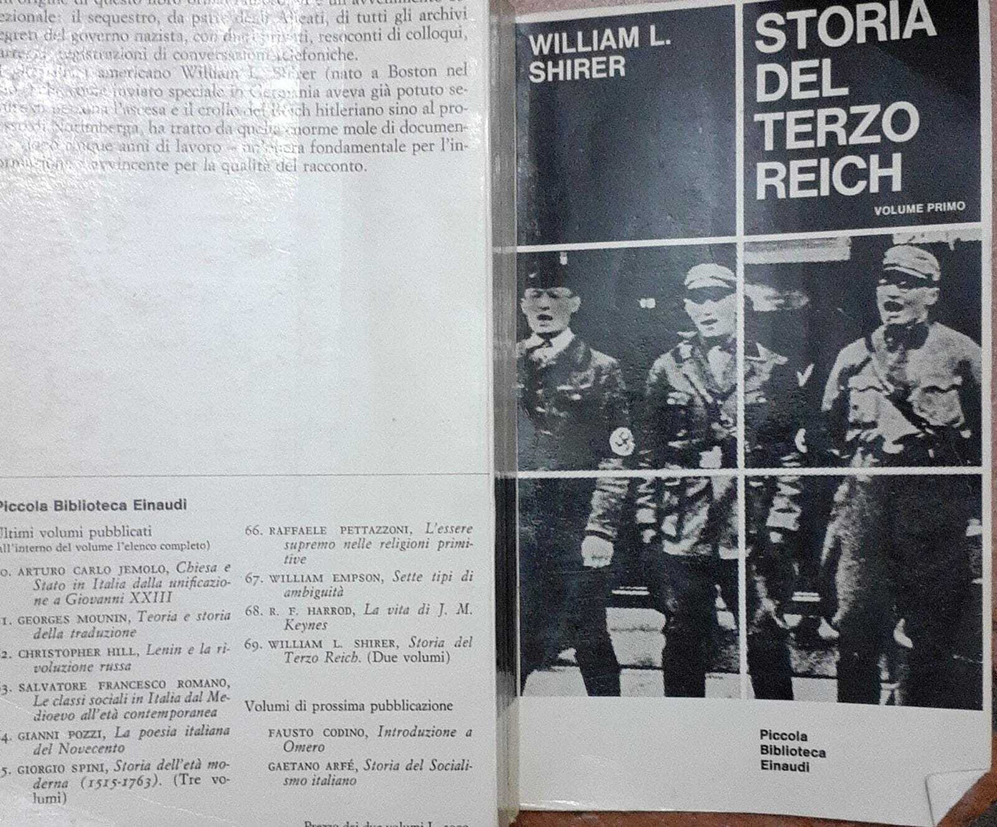 Storia del terzo Reich. Volume primo - copertina
