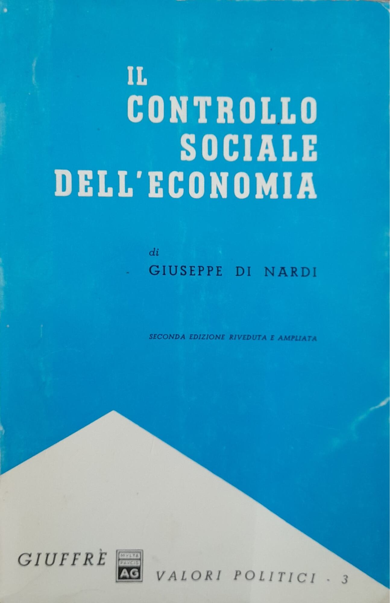 Il controllo sociale dell'economia - copertina